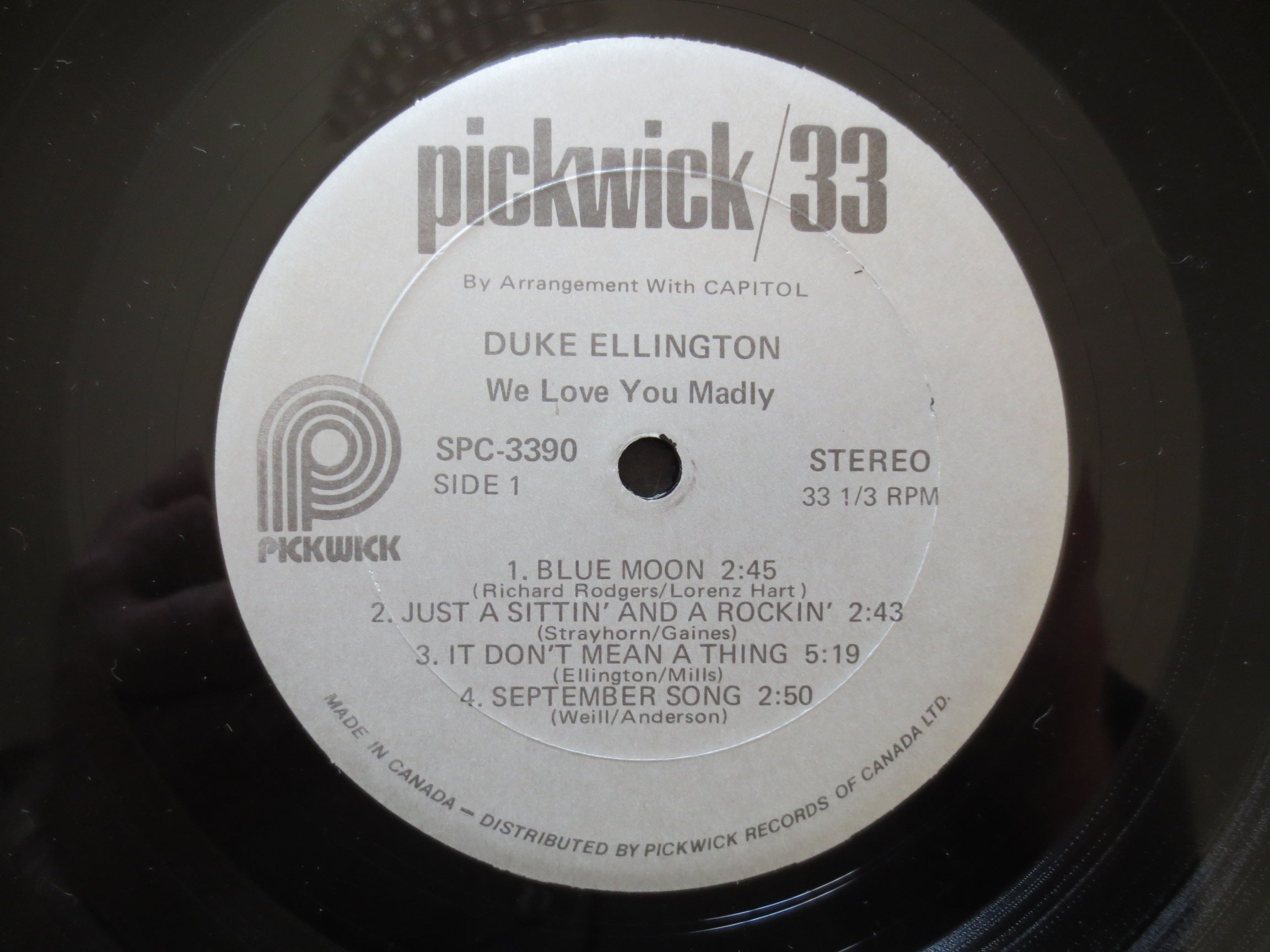 Duke Ellington – We Love You Madly (1974) Vinyl LP