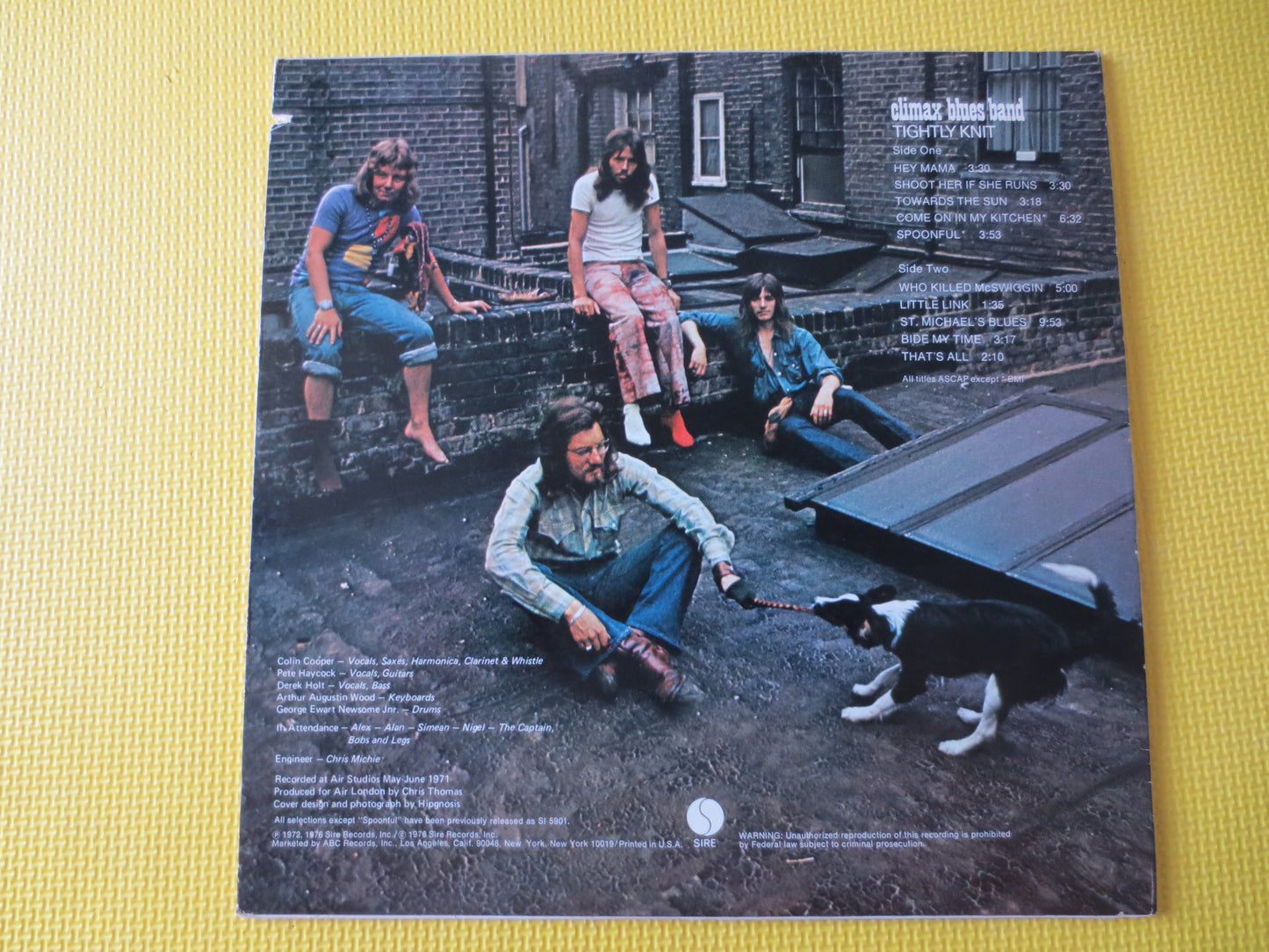 CLIMAX BLUES BAND, Tightly Knit, Blues Record, Vintage Vinyl, Record Vinyl, Record, Vinyl Record, Vinyl Lp, 1976 Records