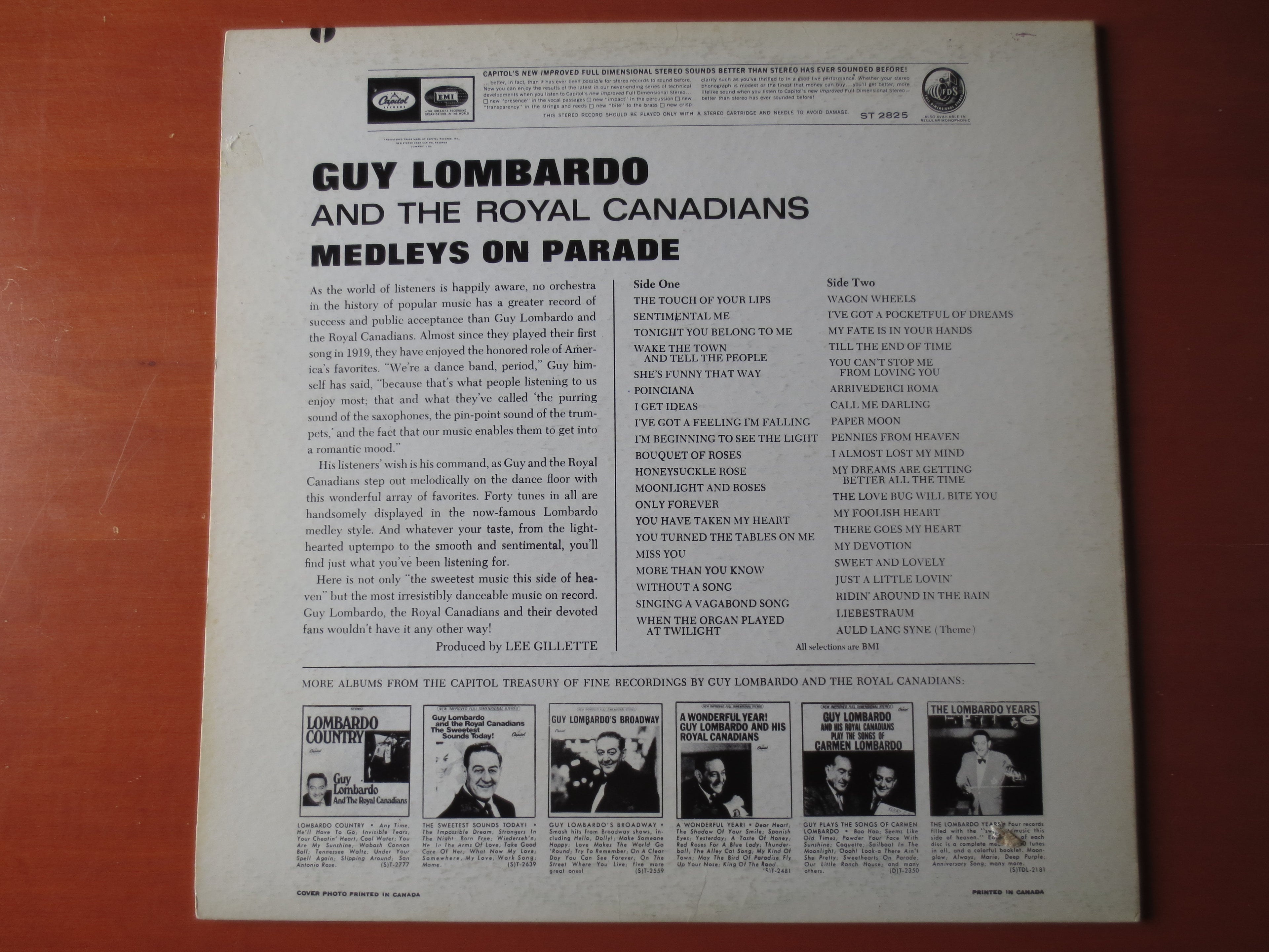 Guy Lombardo – Medleys on Parade (1968) Vinyl LP