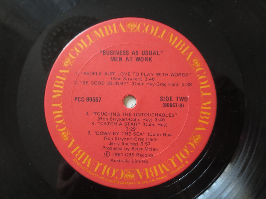 Men at Work – Business as Usual (1982) Vinyl LP