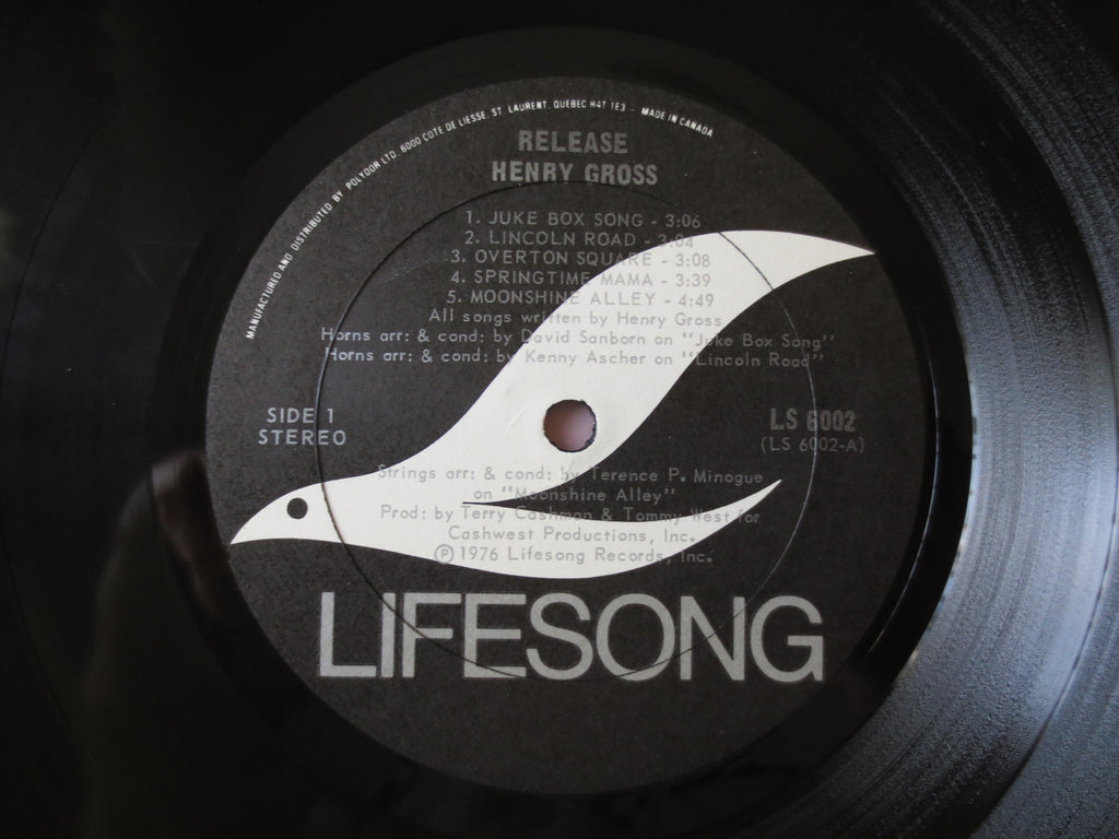 Henry Gross – Release (1976) Vinyl LP