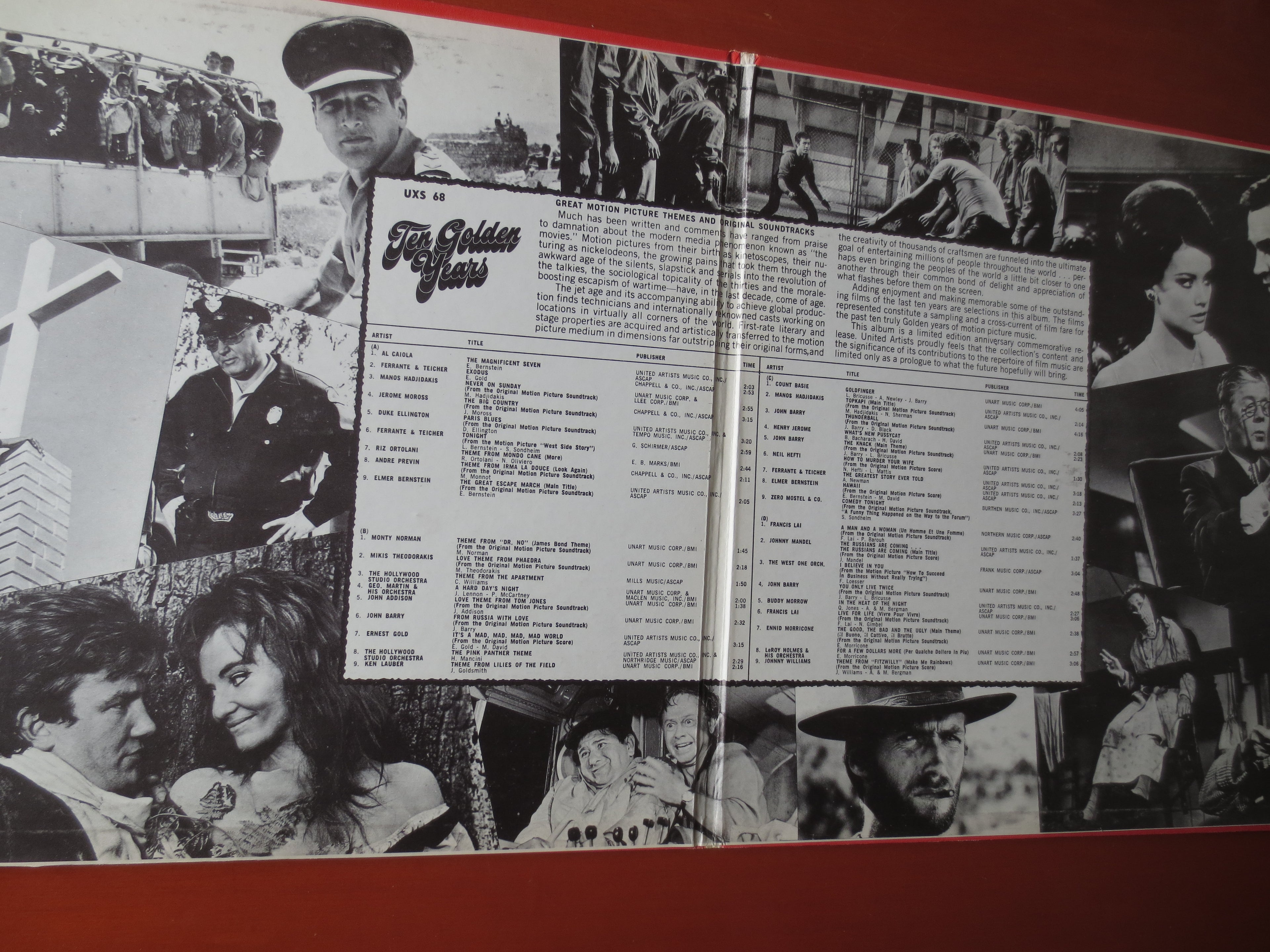 United Artists – Ten Golden Years (1968) Double Vinyl LP