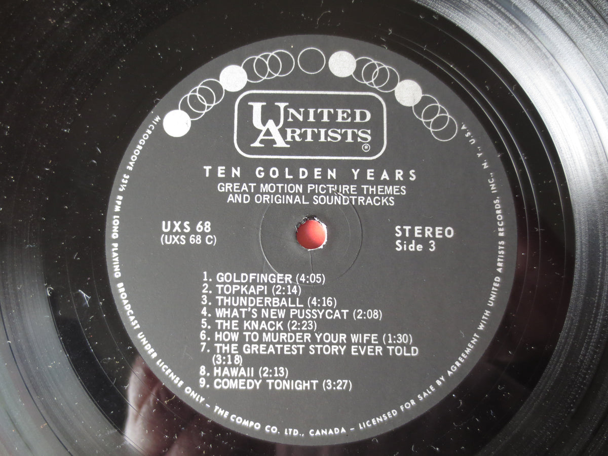 United Artists – Ten Golden Years (1968) Double Vinyl LP