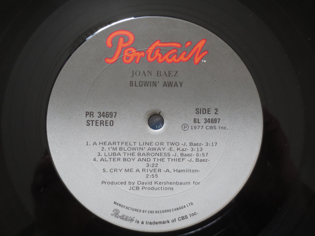 Joan Baez – Blowin' Away (1977) Vinyl LP