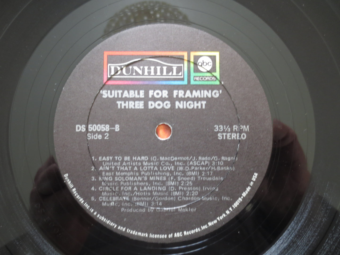 THREE DOG NIGHT, Suitable For Framing, Rock Record, Pop Record, Vintage Vinyl, Record Vinyl, Vinyl Record, Lp, 1969 Records