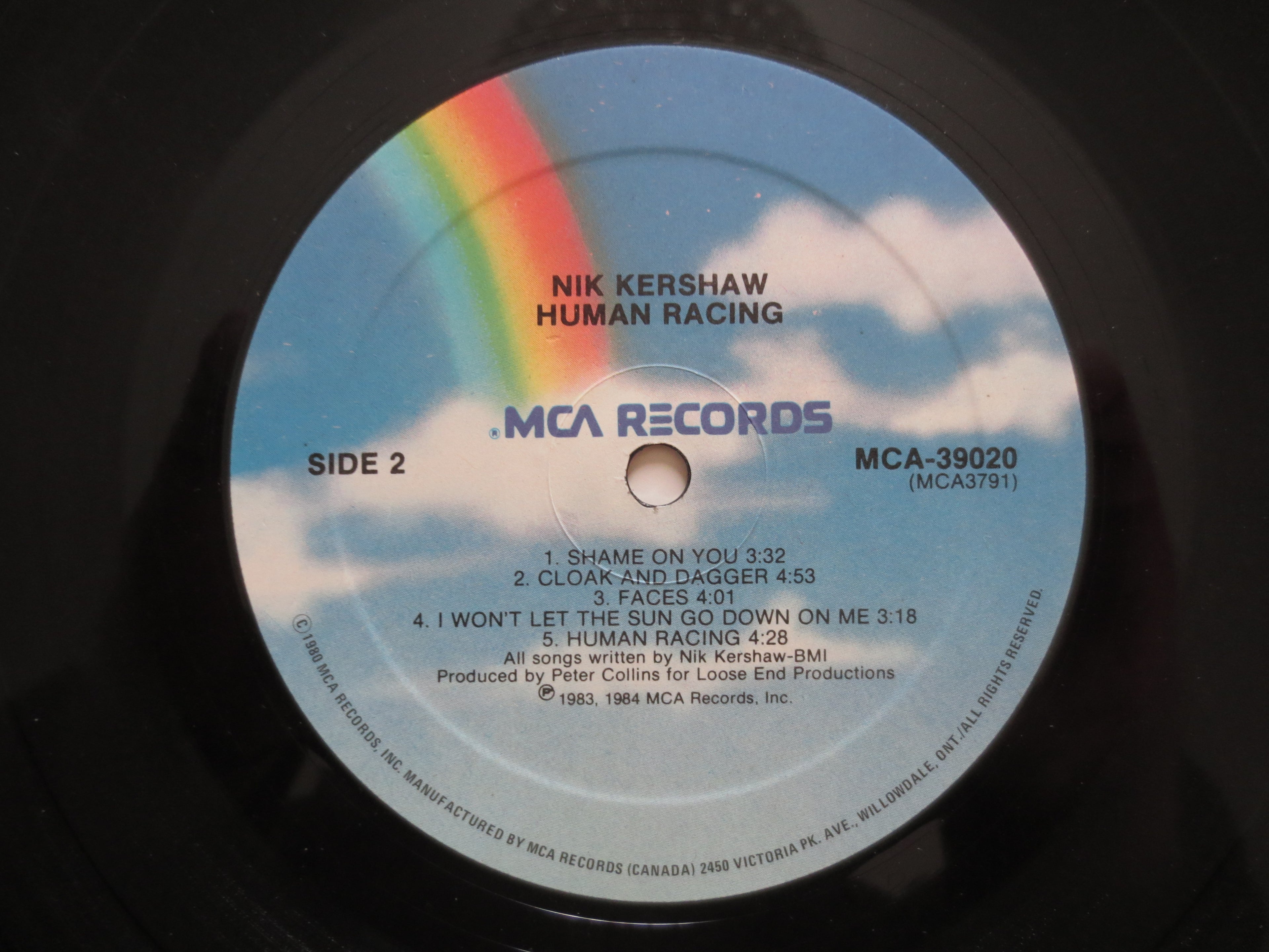 Nik Kershaw – Human Racing (1983) Vinyl LP