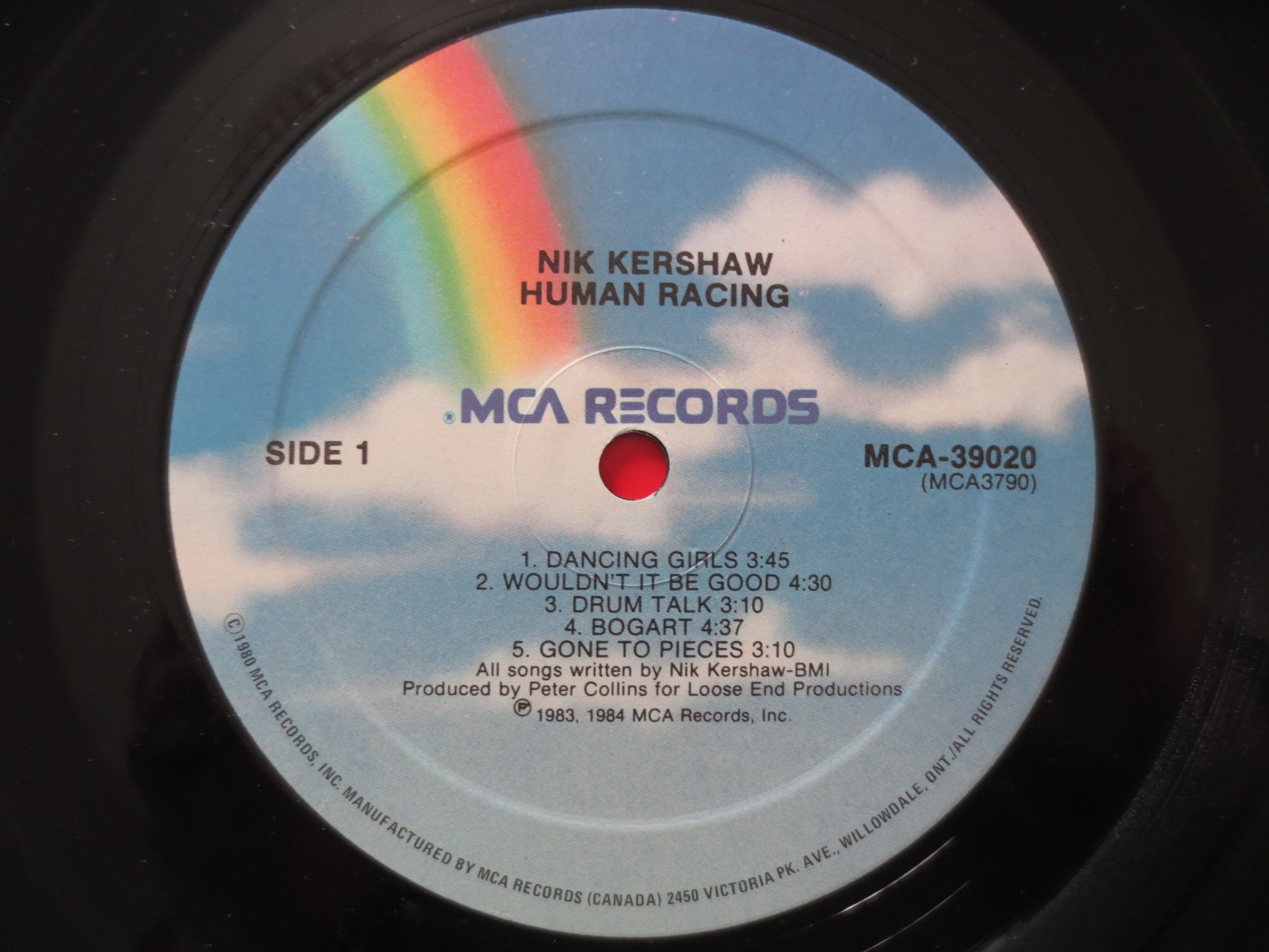 Nik Kershaw – Human Racing (1983) Vinyl LP