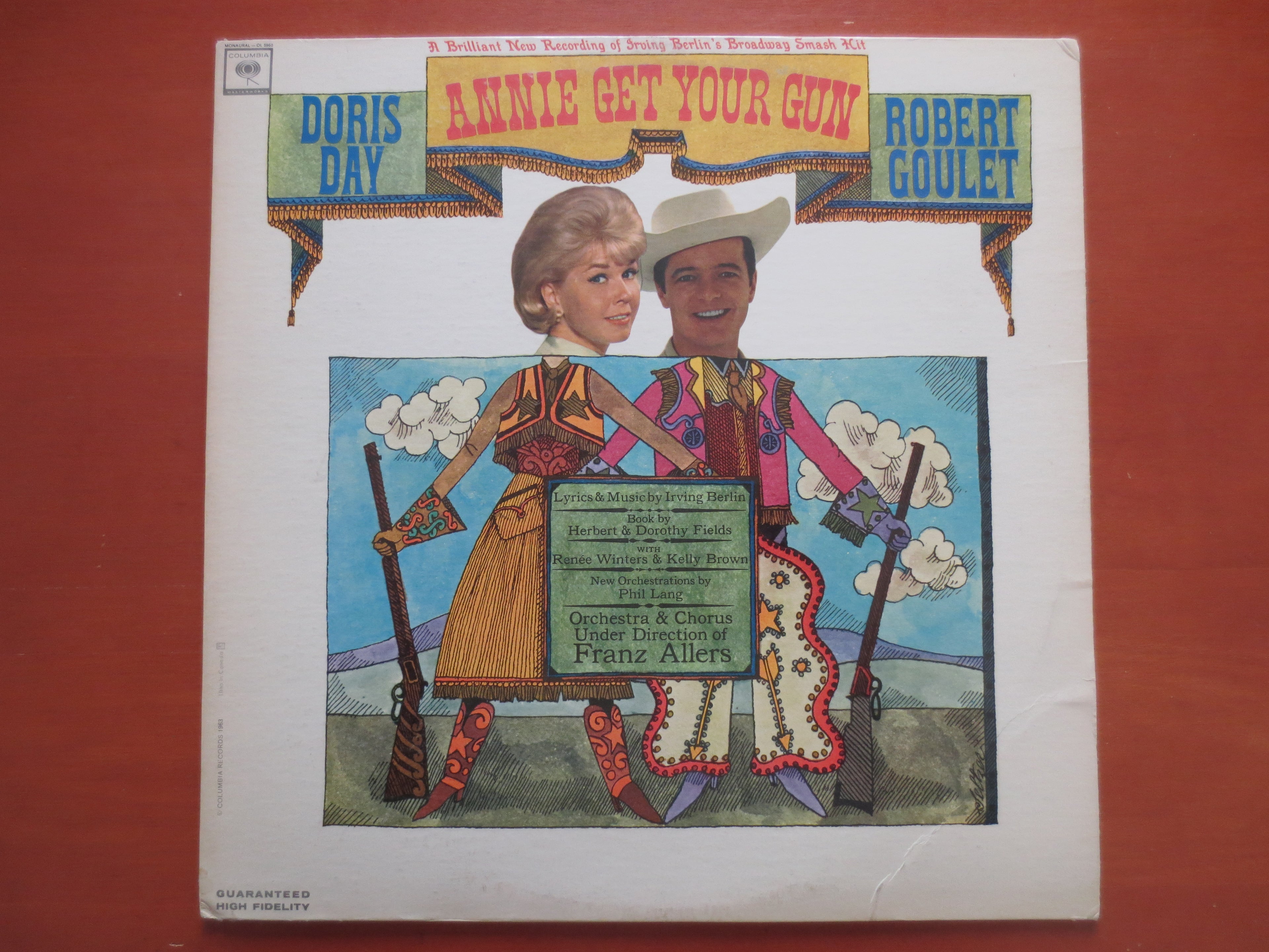 Doris Day & Robert Goulet – Annie Get Your Gun (1963) Vinyl LP