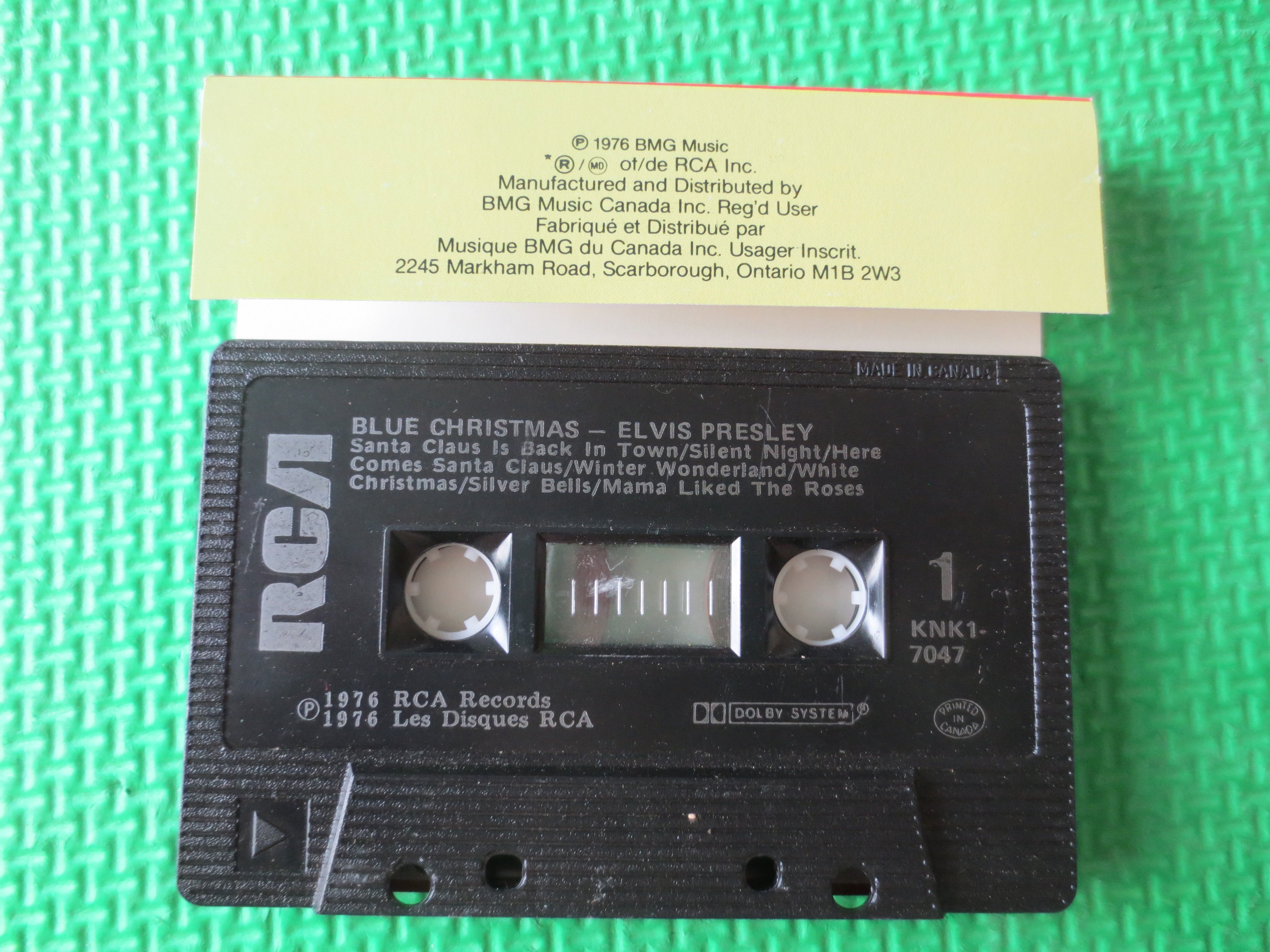 Elvis Presley – Blue Christmas (1976) Cassette