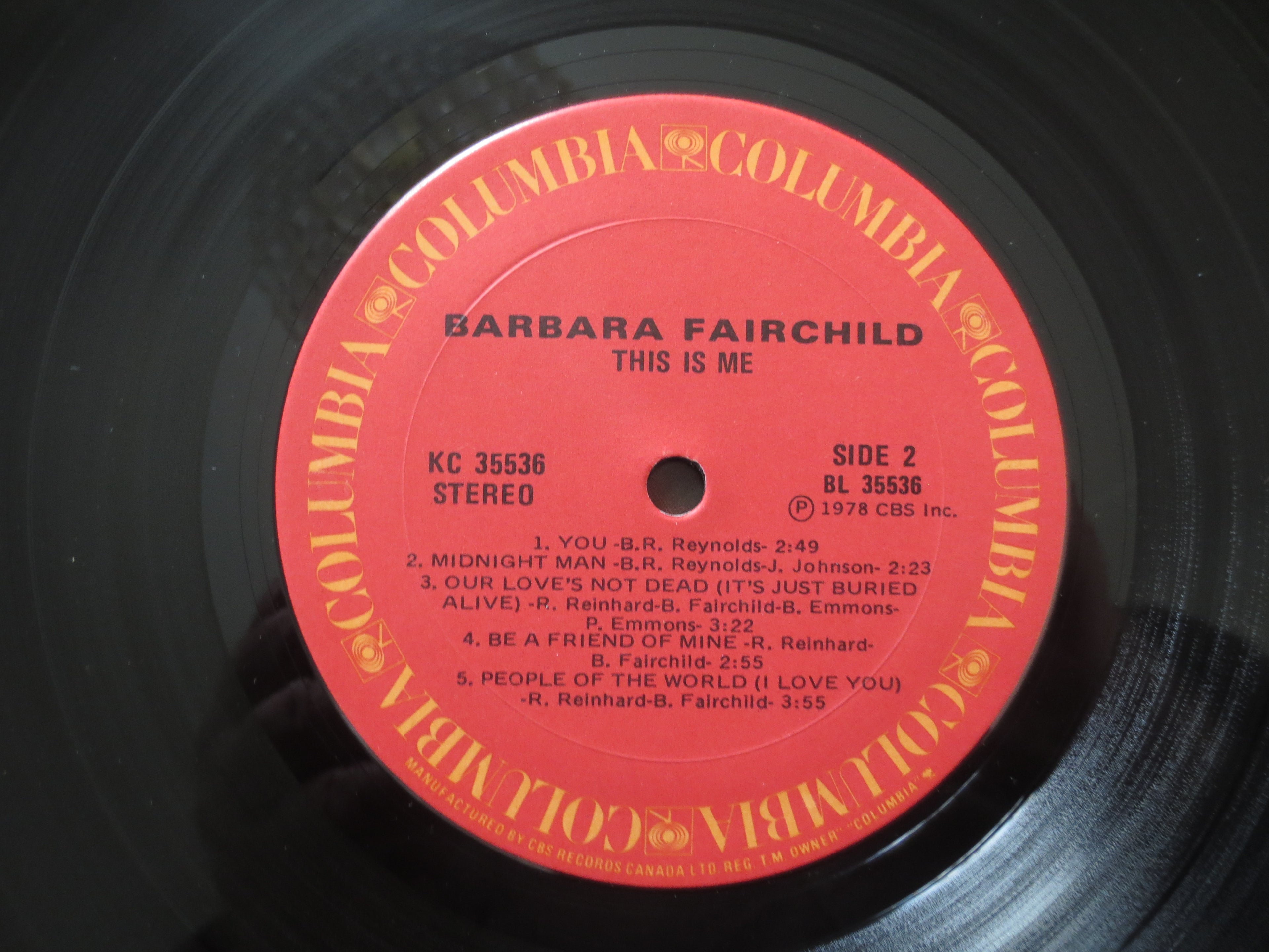 Barbara Fairchild – This Is Me! (1978) Vinyl LP
