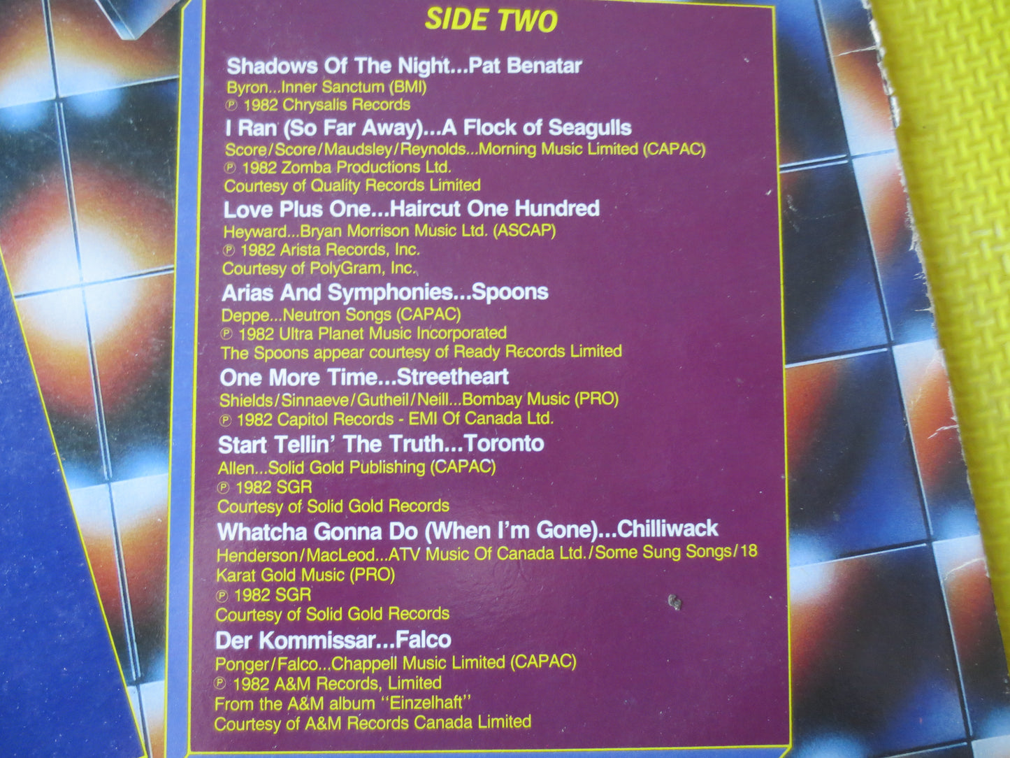 K-TEL Records, Hit EXPLOSION, K-TEL Album, Vintage Vinyl, K-Tel Lps, Stray Cats Lps, Spoons Lps, Streetheart, 1983 Records