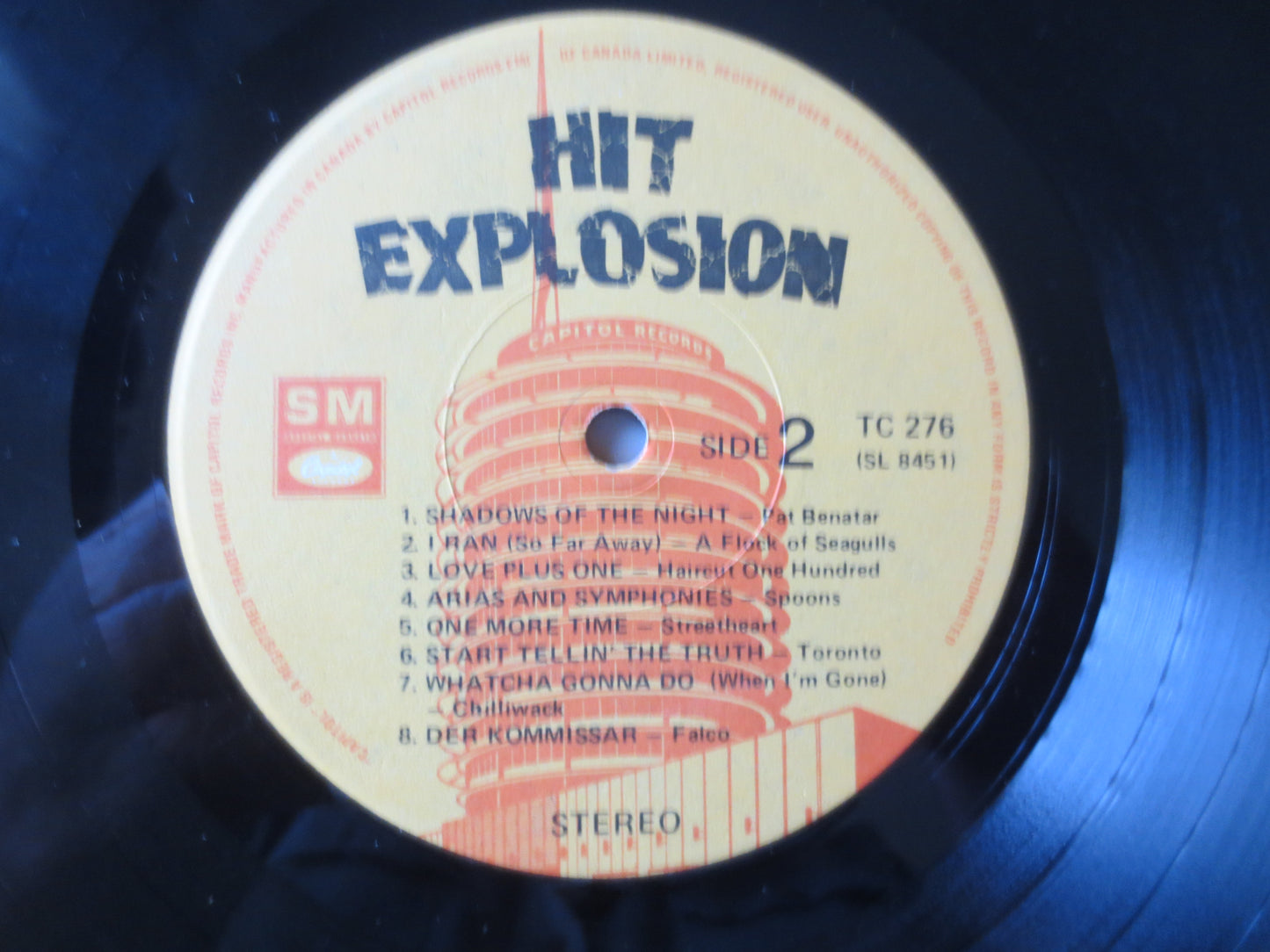K-TEL Records, Hit EXPLOSION, K-TEL Album, Vintage Vinyl, K-Tel Lps, Stray Cats Lps, Spoons Lps, Streetheart, 1983 Records