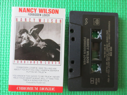 NANCY WILSON, Forbidden LOVER, Nancy Wilson Tape, Nancy Wilson Music, Nancy Wilson Album, Music Tape, Music Cassette, Tapes