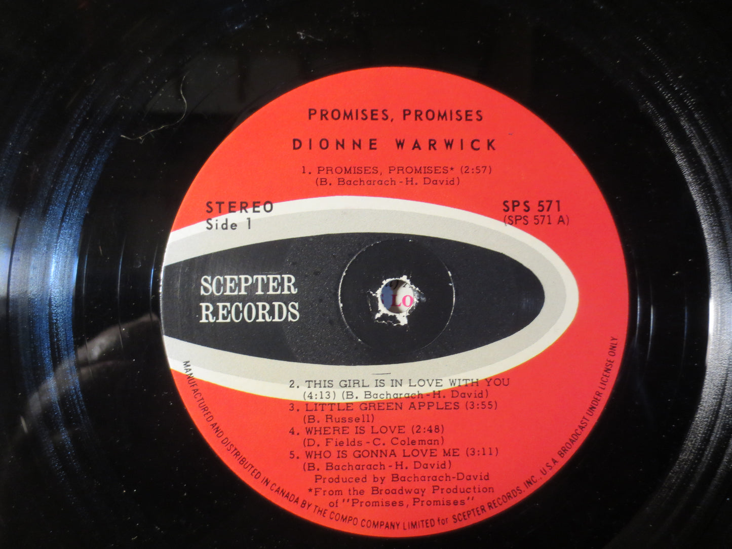 DIONNE WARWICKE, PROMISES, Promises, Pop Records, Vinyl, Vintage Vinyl, Record Vinyl, Records, Vinyl Records, 1968 Records