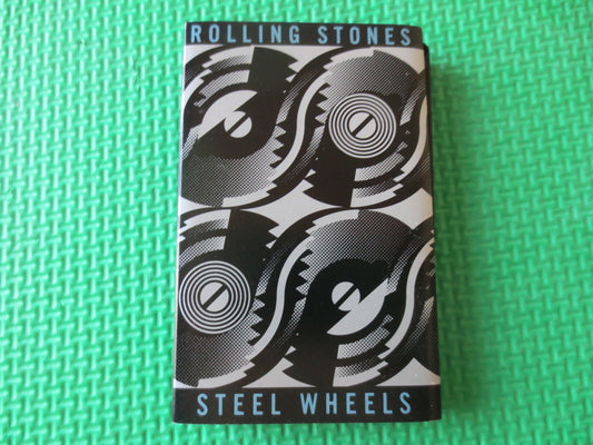 ROLLING STONES, STEEL Wheels, Rolling Stones Tape, Tape Cassette, Rock Music Tape, Tapes, Rock Cassette, Cassette Music
