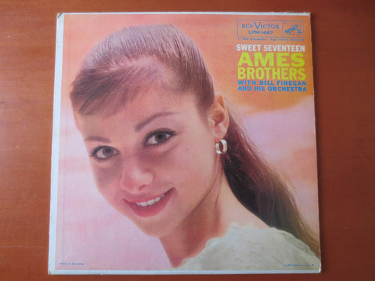 The AMES BROTHERS, SWEET Seventeen, The Ames Brothers Lp, Vintage Vinyl, Lps, Vinyl Records, Record Vinyl, Lp, 1957 Records