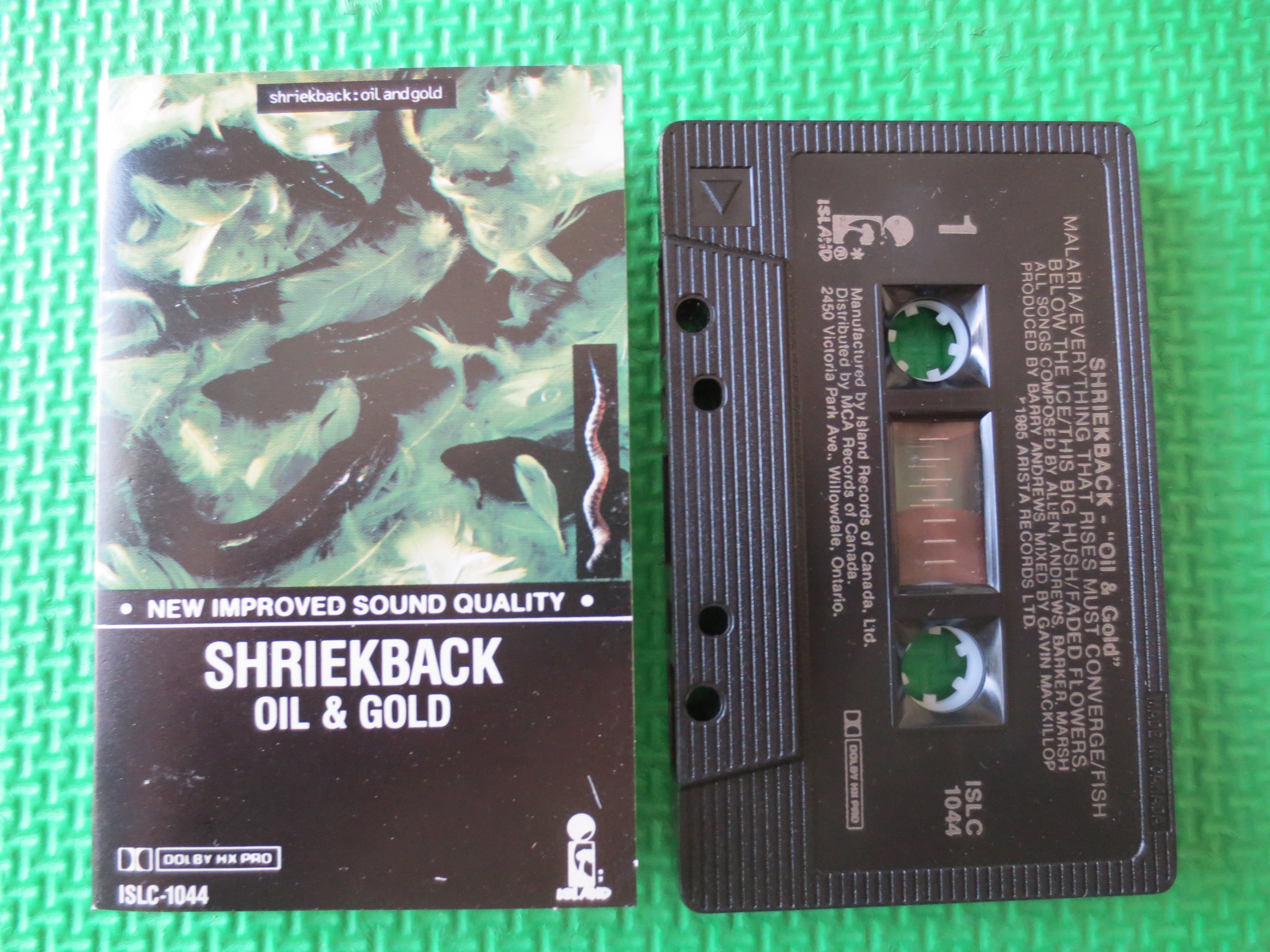 Shriekback – Oil and Gold (1985) Cassette