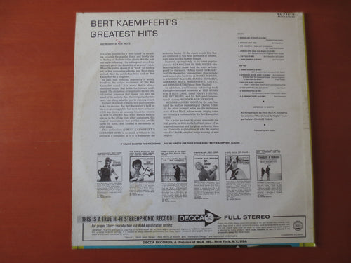 Bert Kaempfert – Bert Kaempfert's Greatest Hits (1966) Vinyl LP