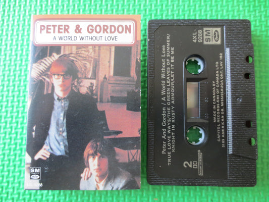 PETER and GORDON, WORLD Without Love, Peter and Gordon lp, Pop Music Tape, Tape, Tape Cassette, Pop Cassette, Cassette Music