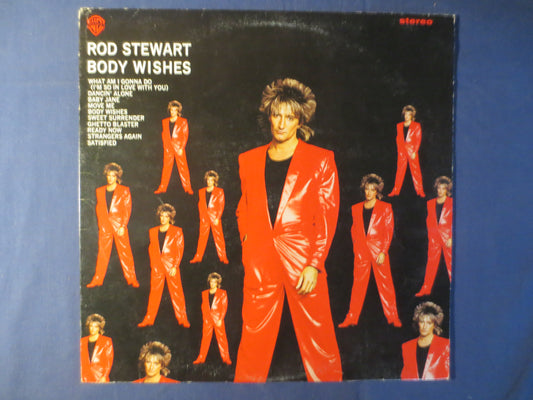 ROD STEWART, BODY Wishes, Rod Stewart Record, Rod Stewart Album, Rod Stewart Lp,  Pop Records, Vintage Vinyl, 1983 Records