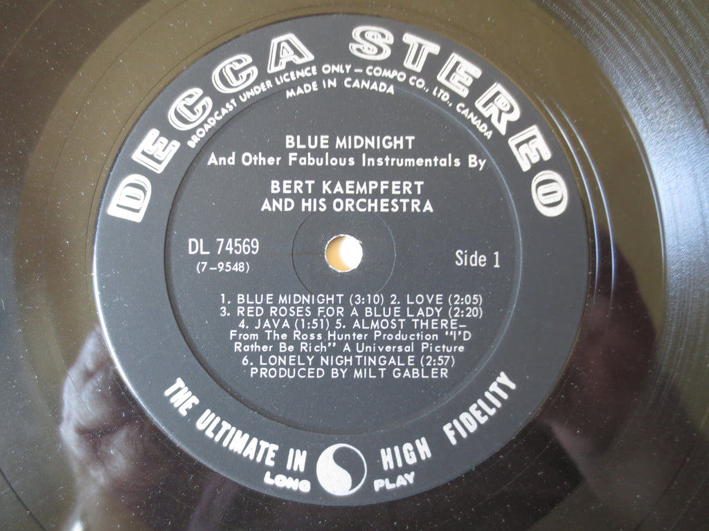 Bert Kaempfert – Blue Midnight (1961) Vinyl LP