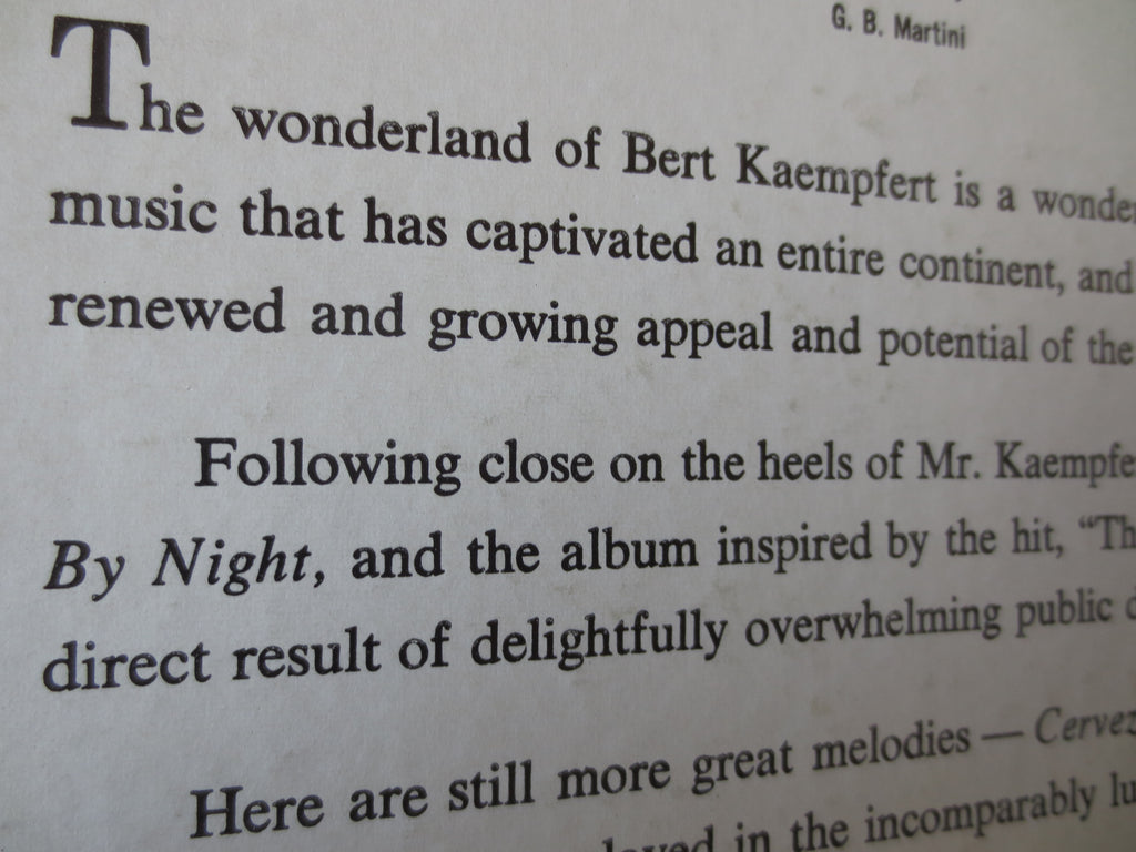 Bert Kaempfert – The Wonderland Of (1961) Vinyl LP