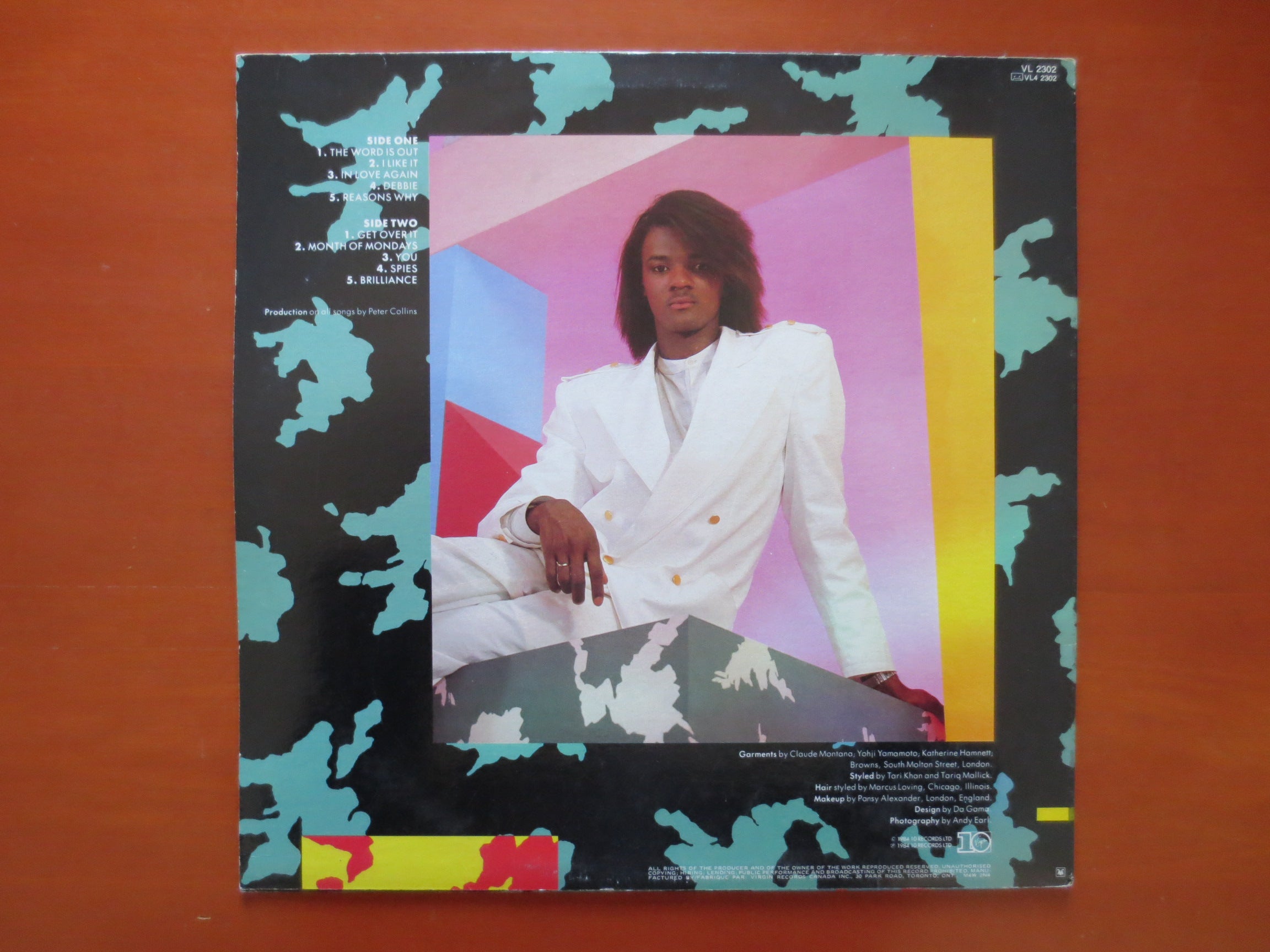 Jermaine Stewart – The Word Is Out (1984) Vinyl LP