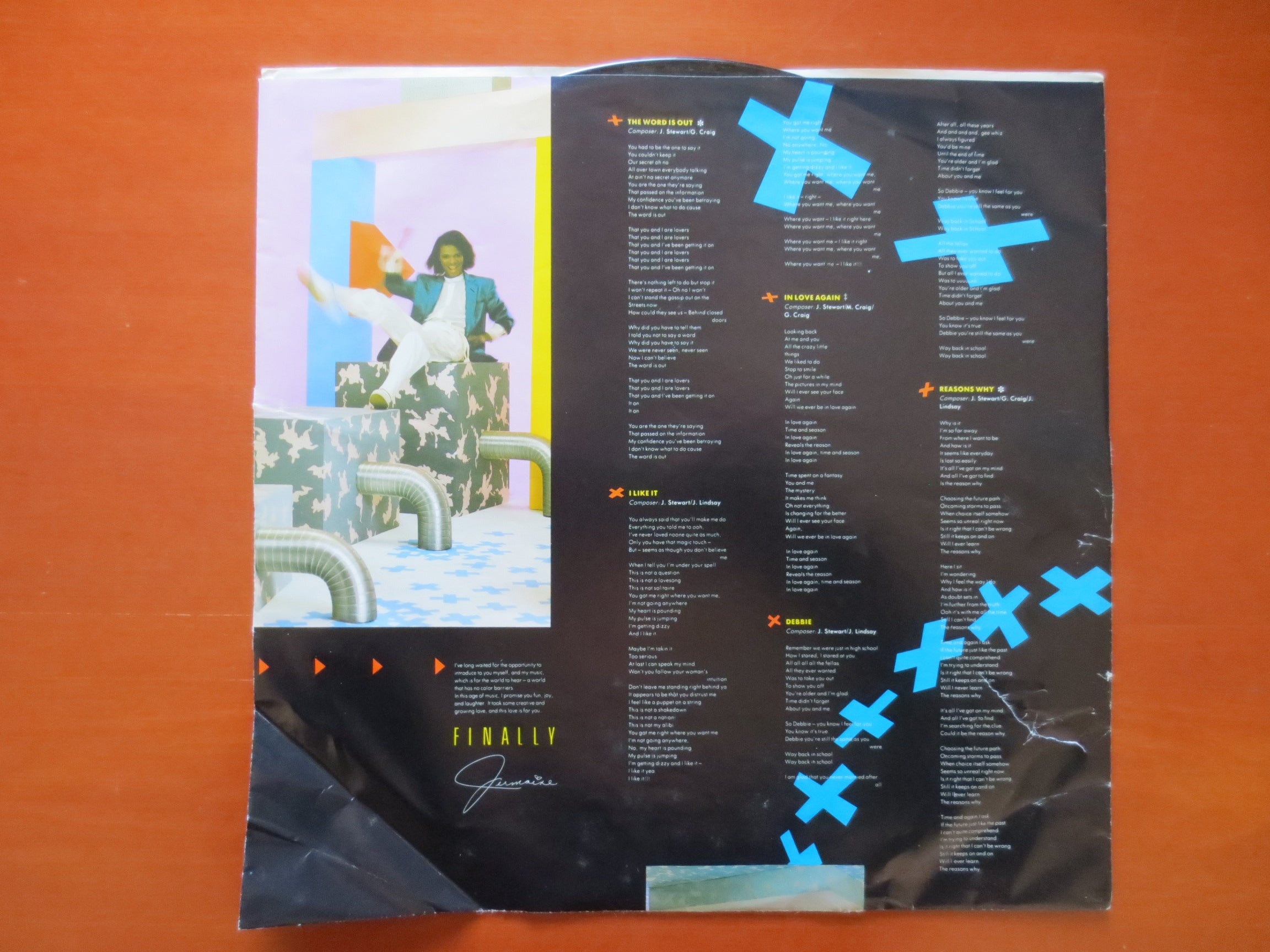 Jermaine Stewart – The Word Is Out (1984) Vinyl LP