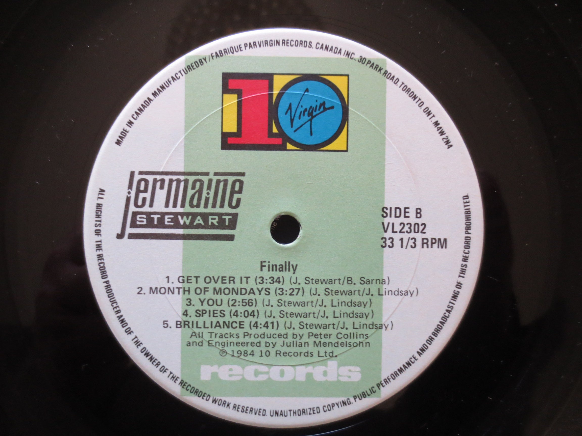 Jermaine Stewart – The Word Is Out (1984) Vinyl LP