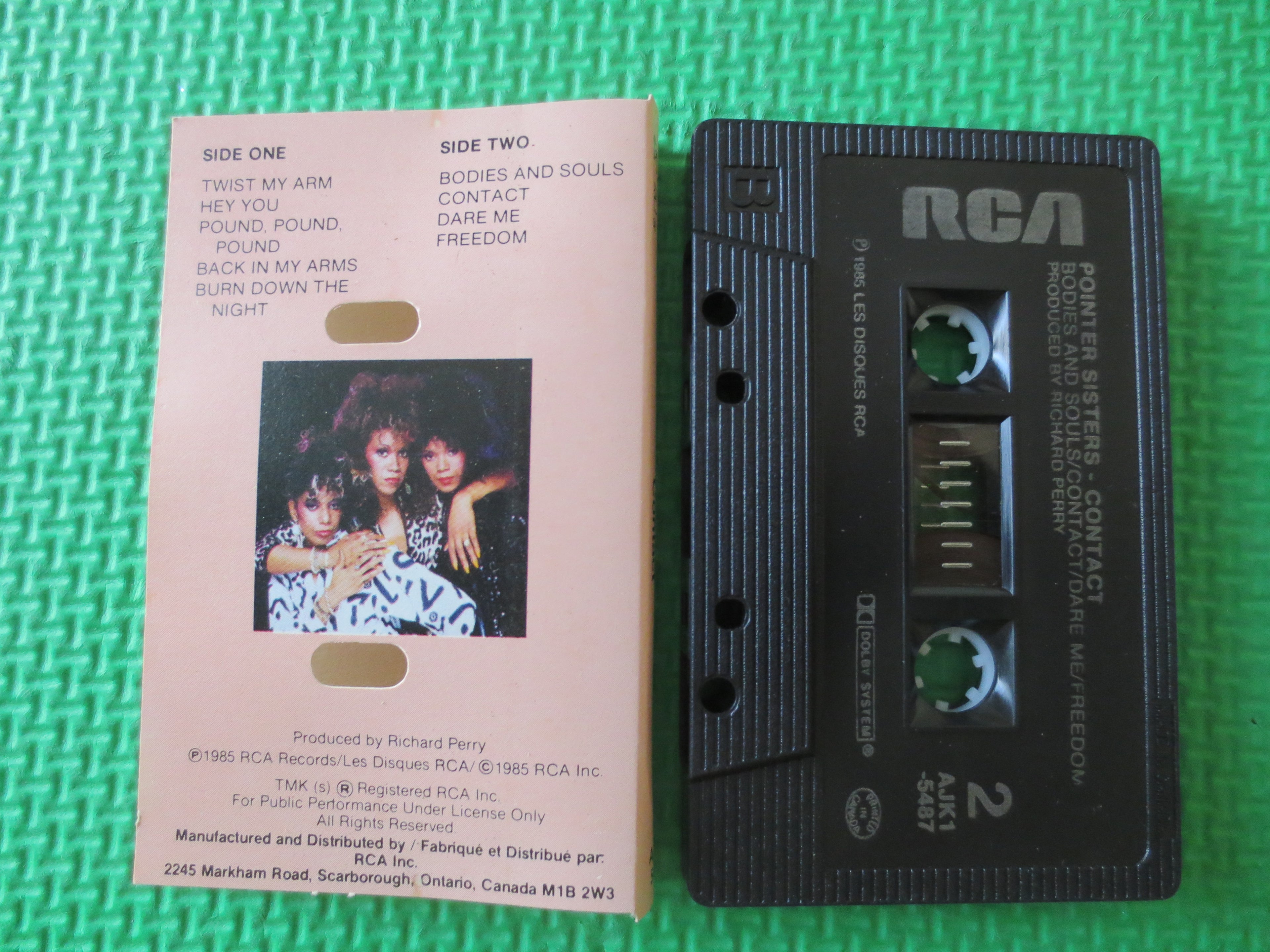 Pointer Sisters – Contact (1985) Cassette