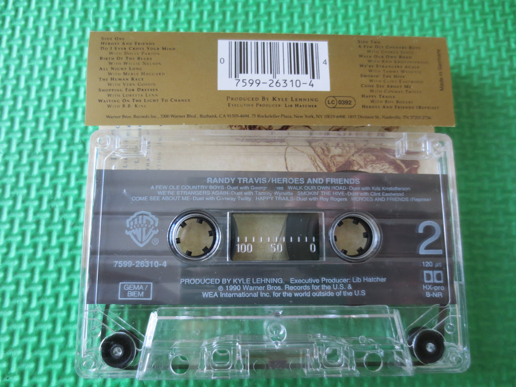 Randy Travis – Heroes & Friends (1990) Cassette