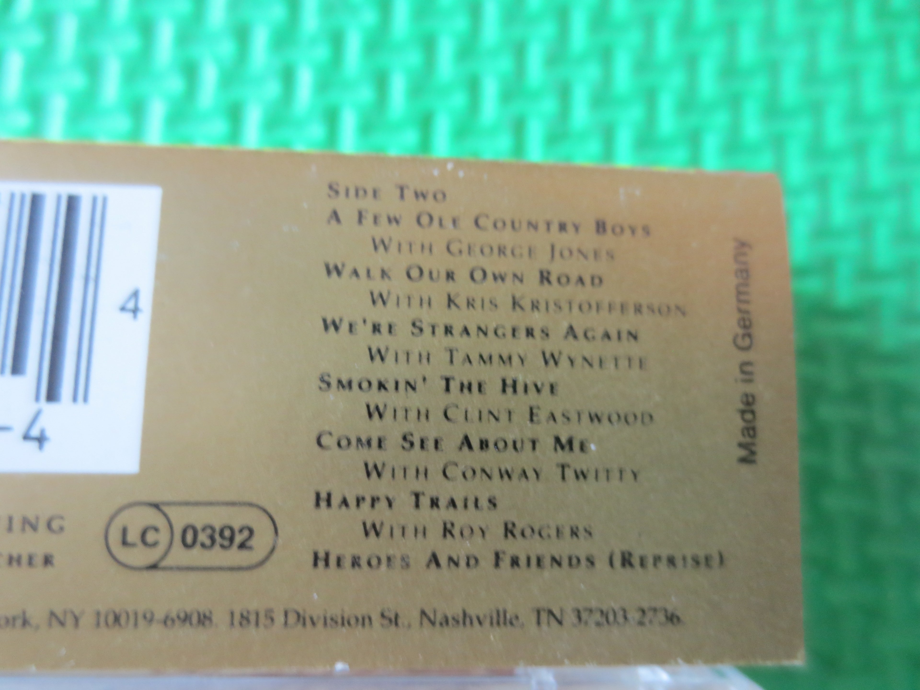 Randy Travis – Heroes & Friends (1990) Cassette