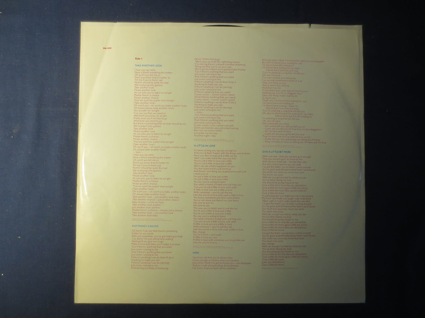 CLIFF RICHARD, I'm No HERO, Cliff Richard Record, Cliff Richard Album, Cliff Richard Lp, Rock Records, Lps, 1980 Records
