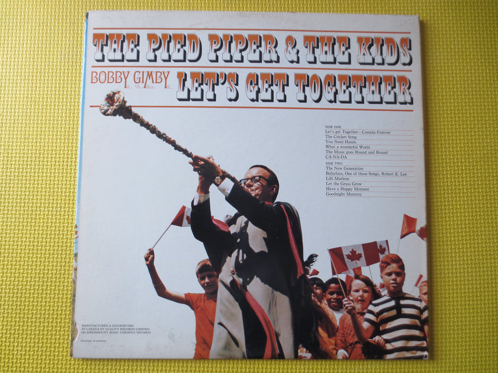 Bobby Gimby – The Pied Piper and the Kids (1968) Vinyl LP