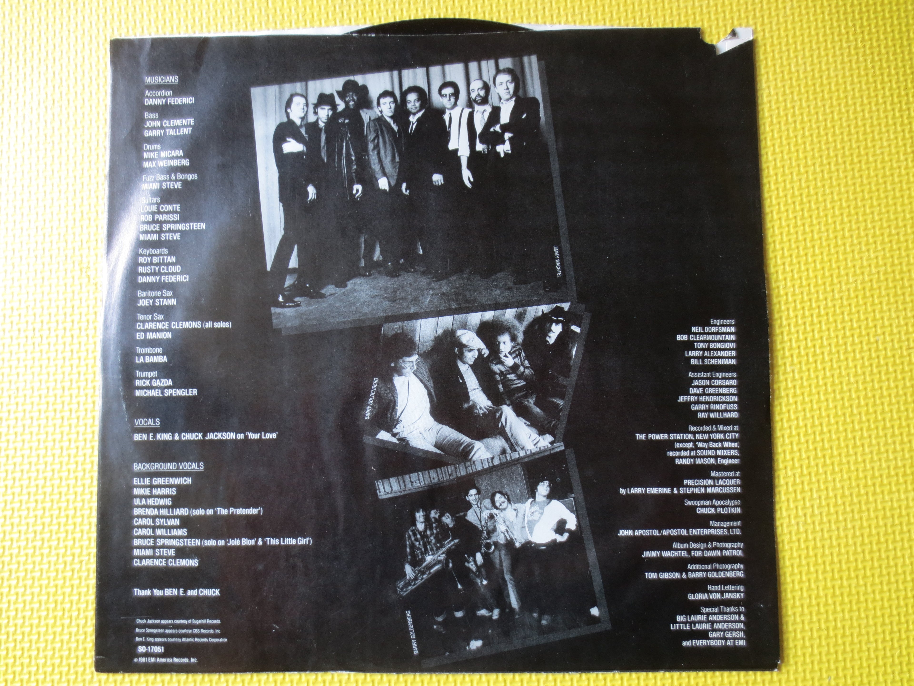 Gary U.S. Bonds – Dedication (1981) Vinyl LP