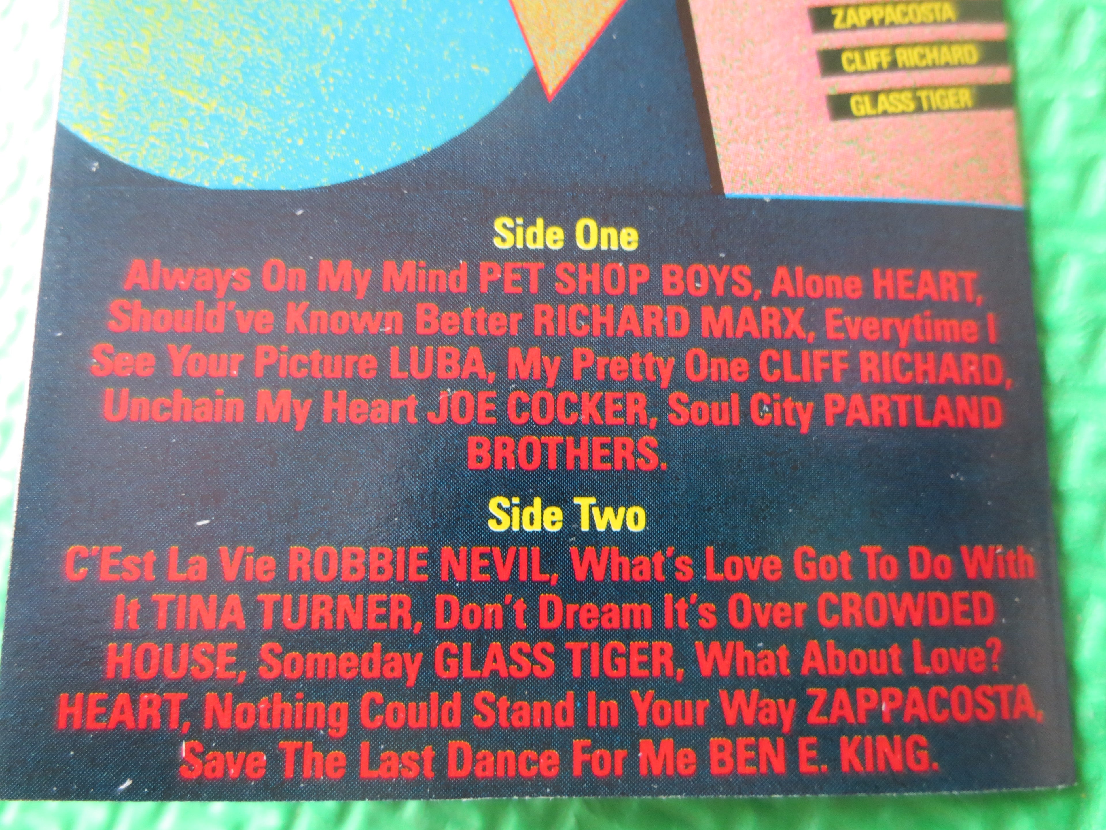 Now That's Love – Love Songs (1988) Cassette