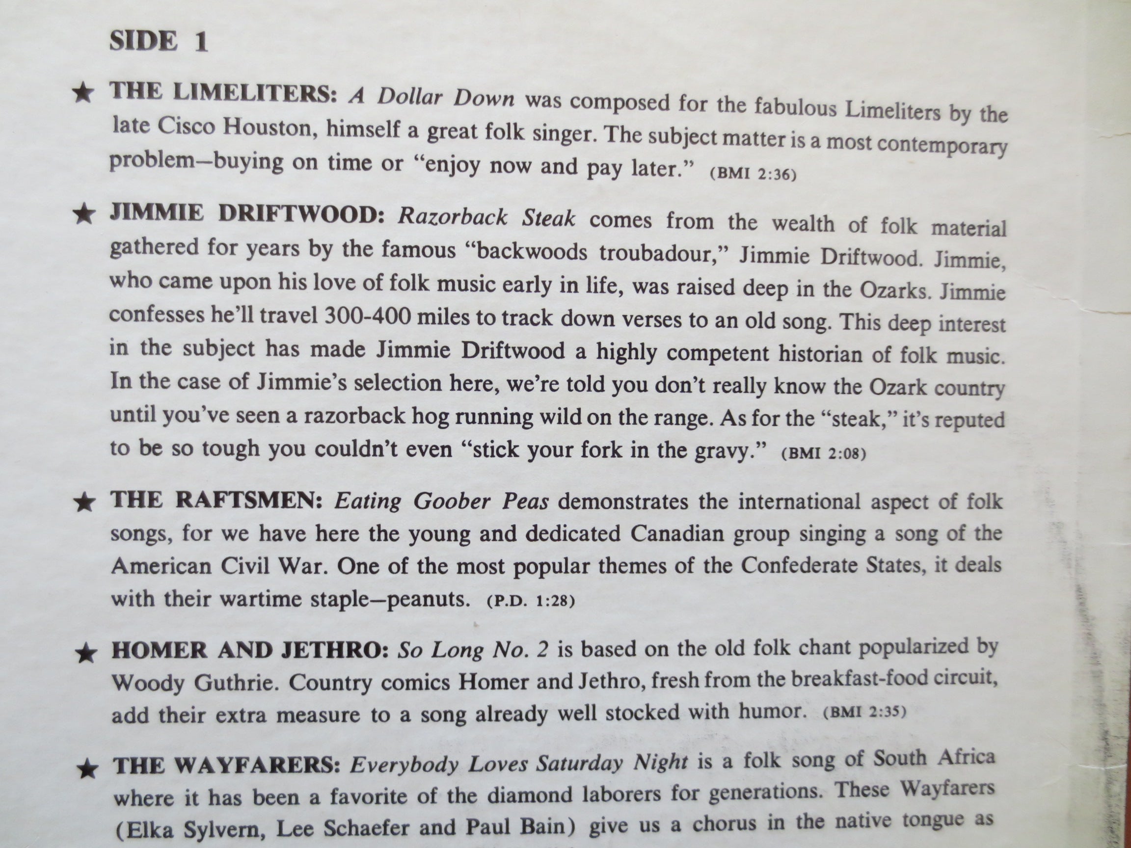 Folk Festival – Folk & Bluegrass Compilation (1964) Vinyl LP