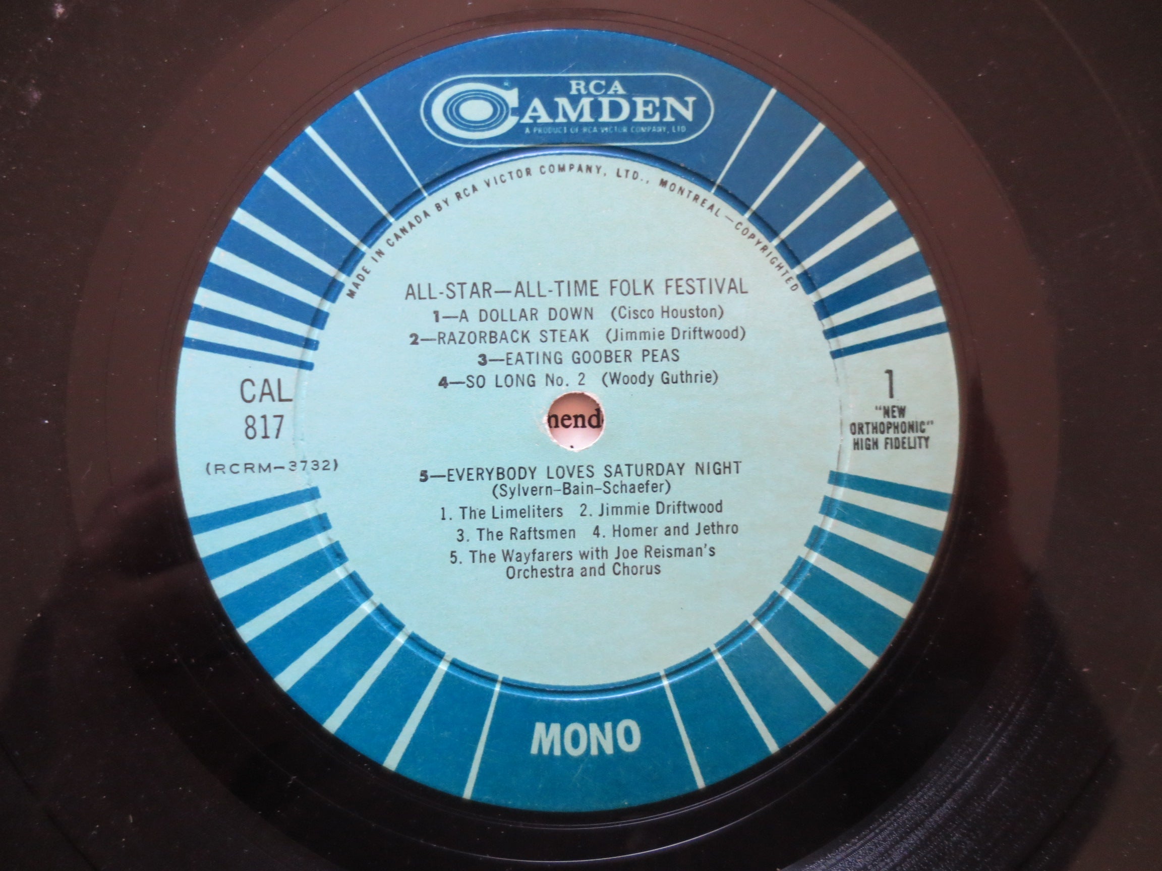 Folk Festival – Folk & Bluegrass Compilation (1964) Vinyl LP