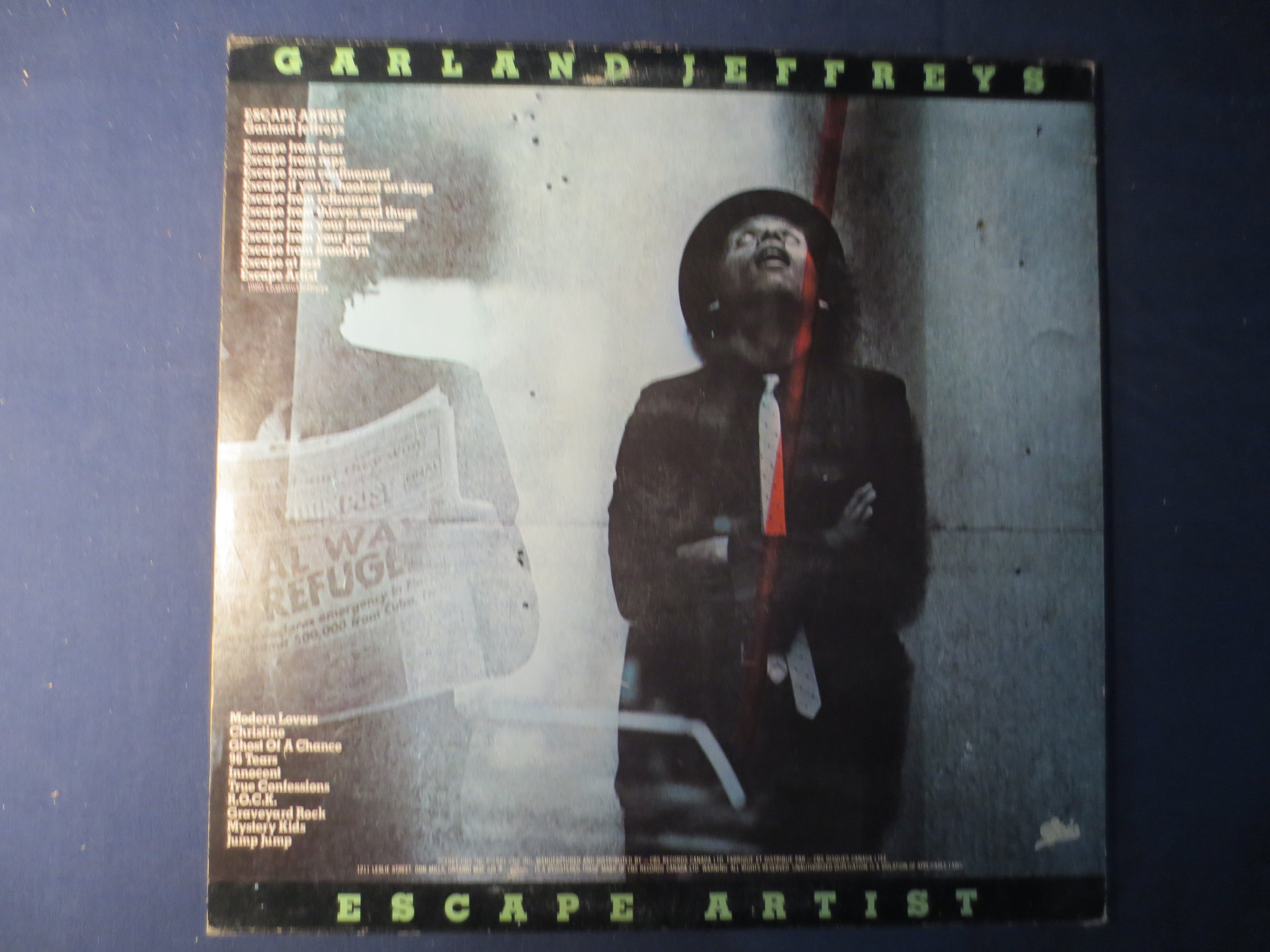 Garland Jeffreys – Escape Artist (1981) Vinyl LP