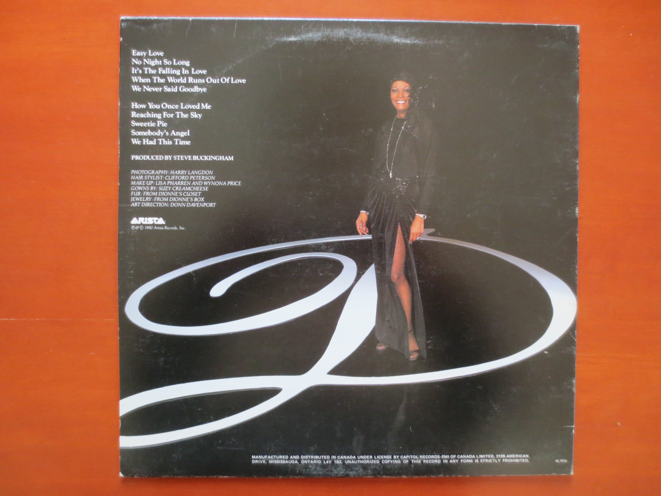 Dionne Warwick – No Night So Long (1980) Vinyl LP