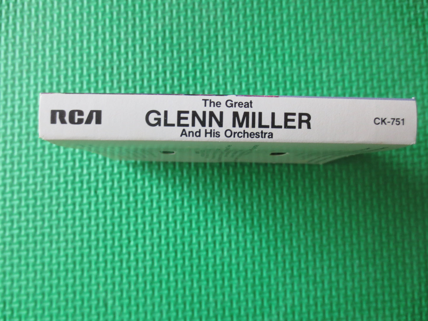 GLENN MILLER, GREATEST Hits, Glenn Miller Tape, Glenn Miller Cassette, Jazz Cassette, Jazz Tapes, Cassette, 1985 Cassette