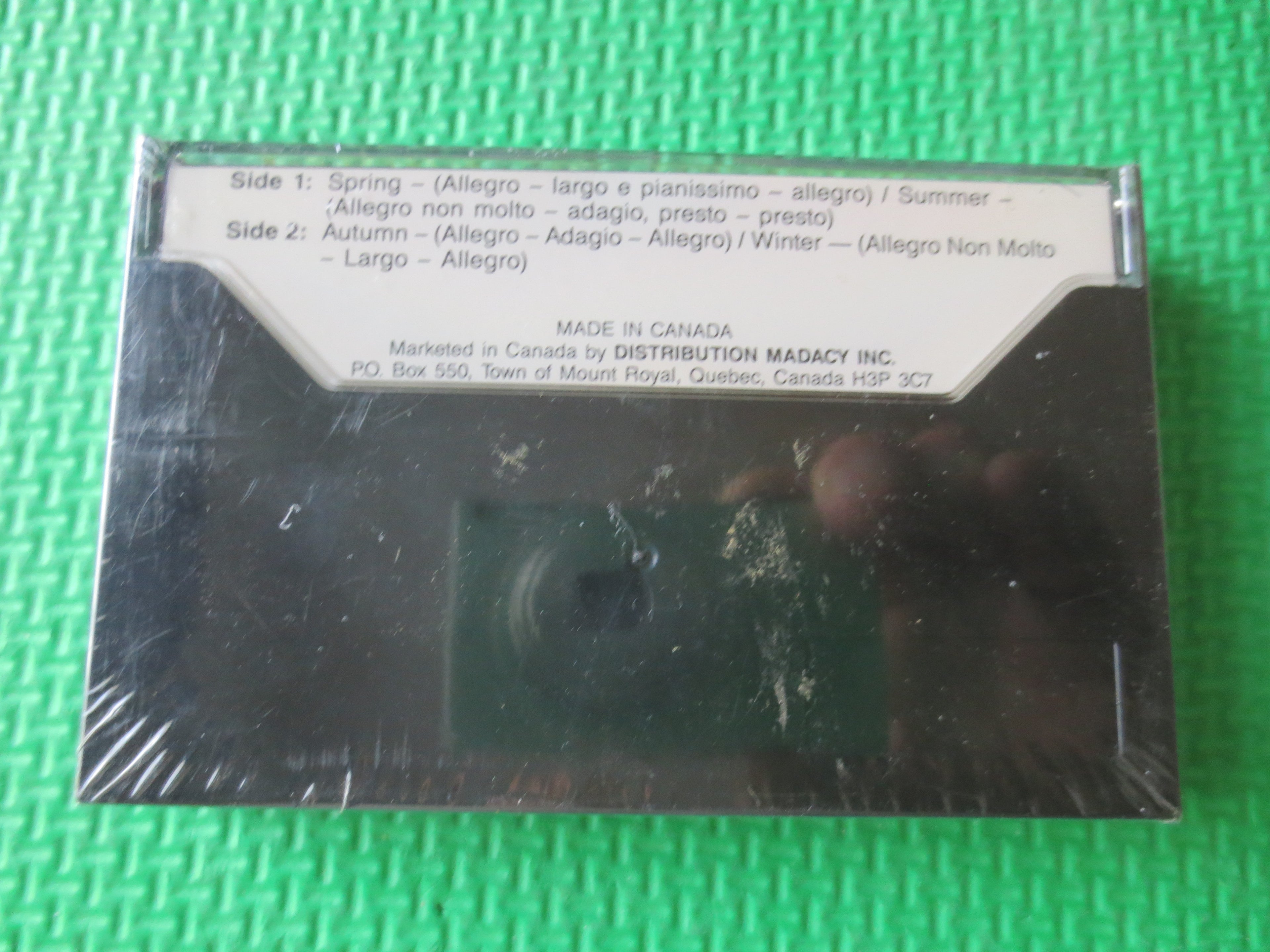 Vivaldi – The Four Seasons (1991) Cassette — Factory Sealed