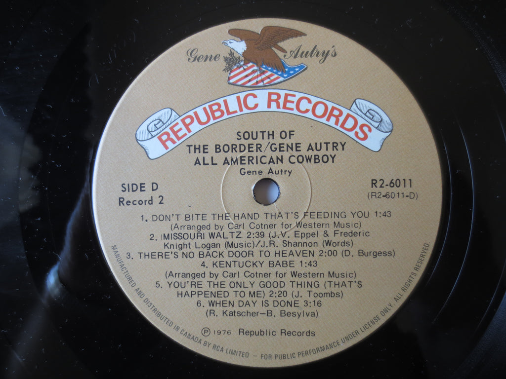 Gene Autry – South of the Border (1976) Vinyl LP