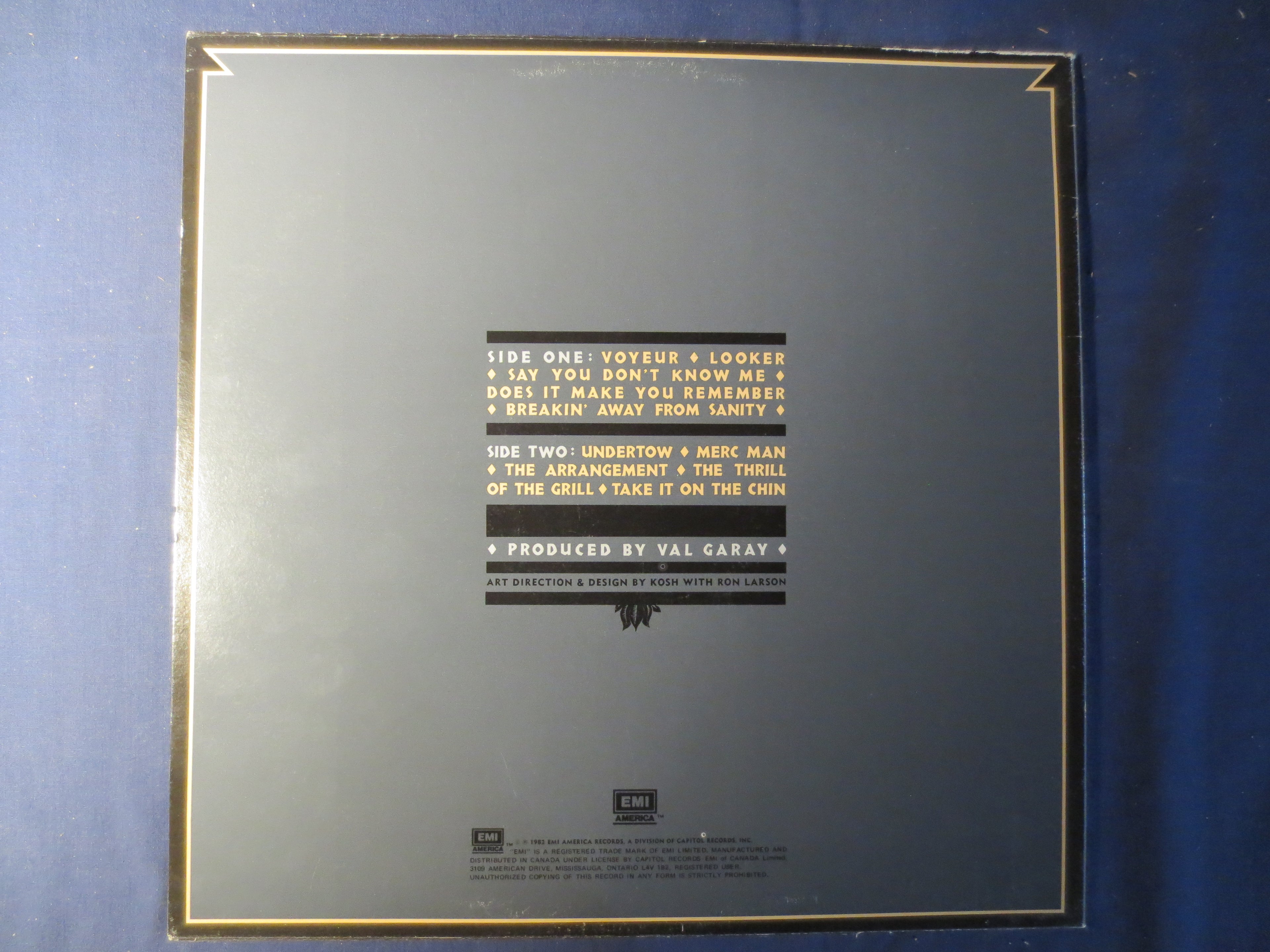Kim Carnes – Voyeur (1982) [Vinyl LP]