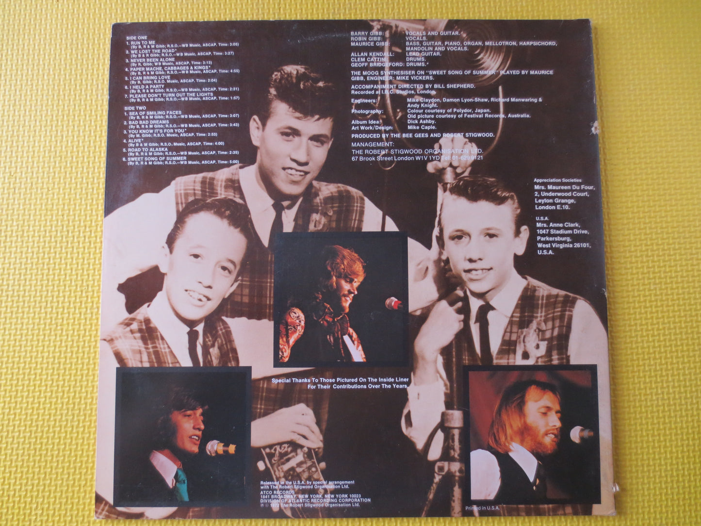 The BEE GEES, To Whom It May Concern, Pop Records, Vinyl, Bee Gees Records, Vinyl Records, Bee Gees Albums, 1972 Records