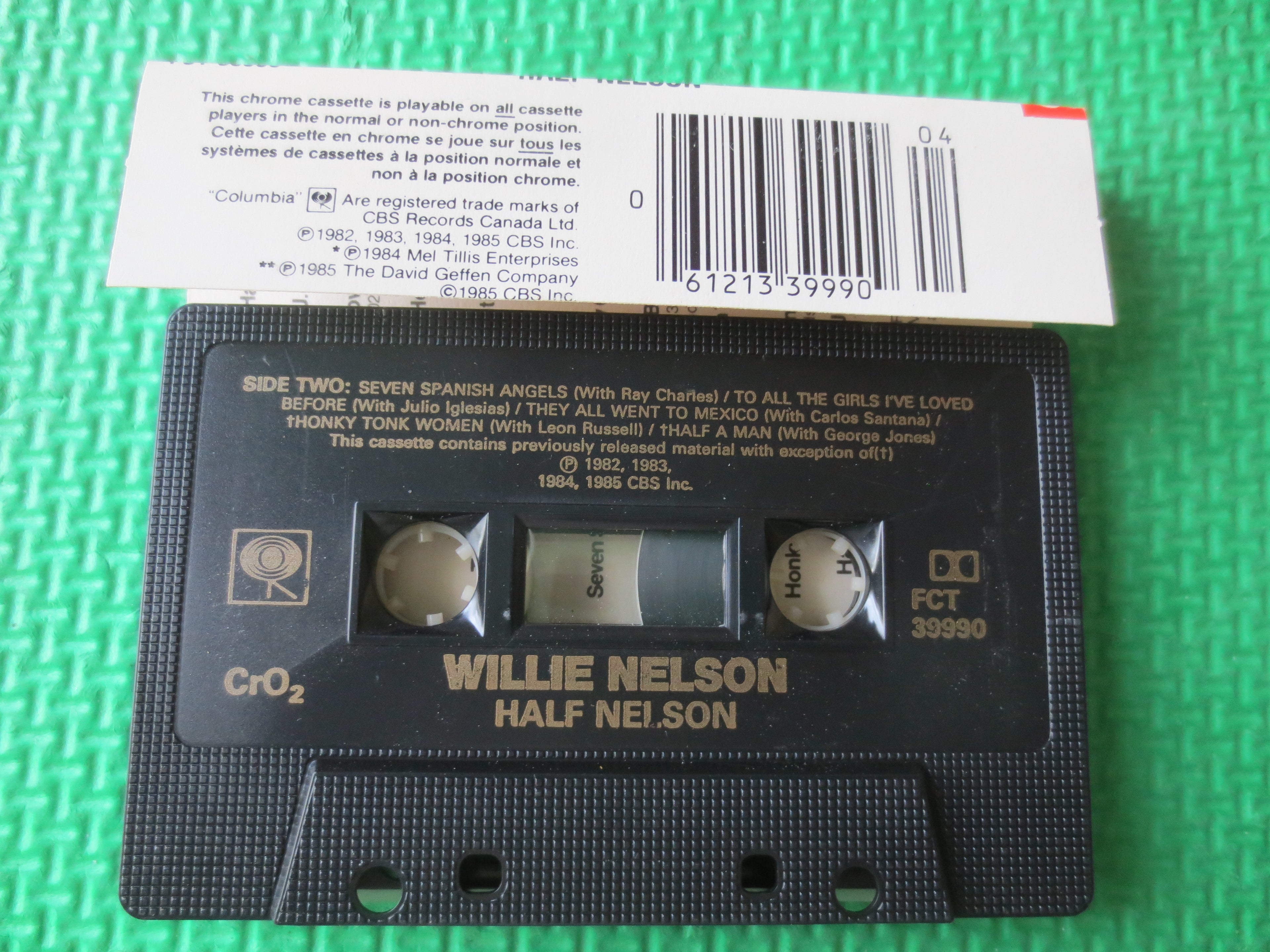 Willie Nelson – Half Nelson (1985) Cassette
