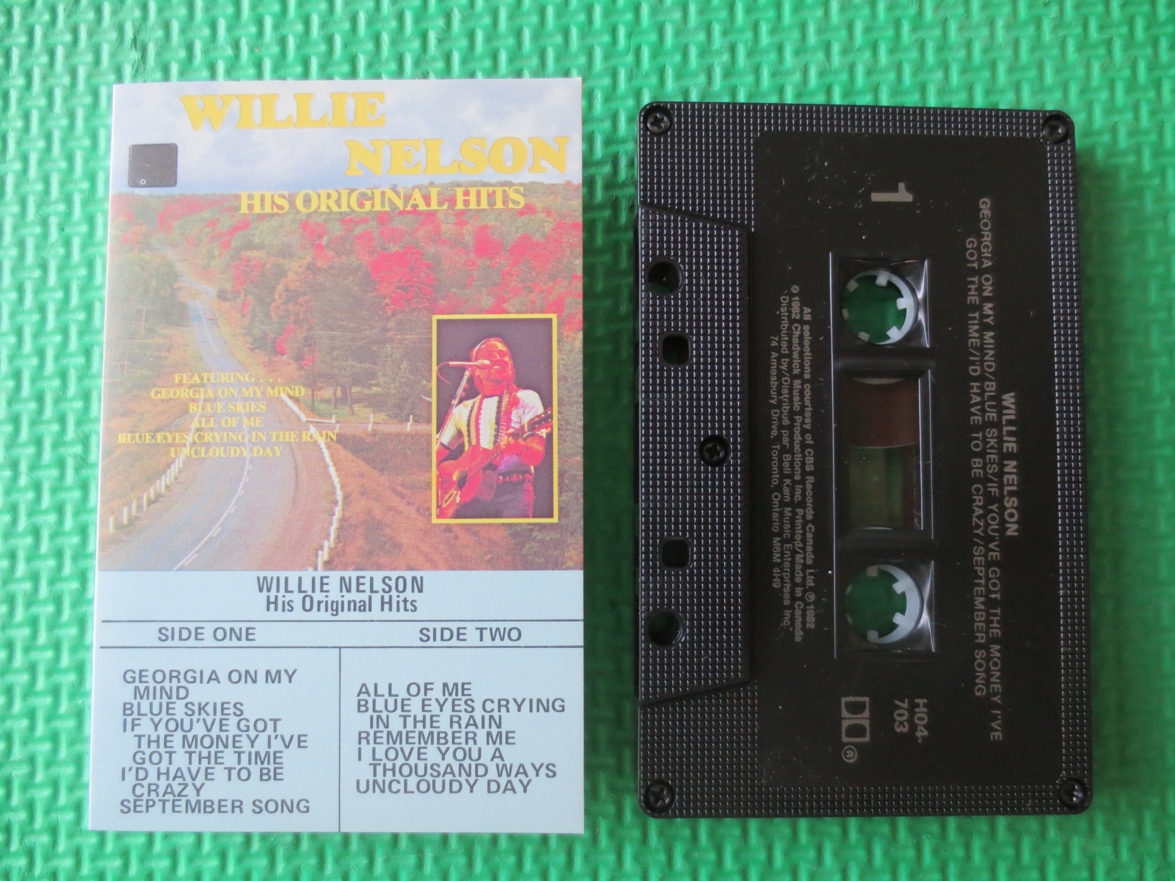Willie Nelson – His Original Hits (1982) Cassette