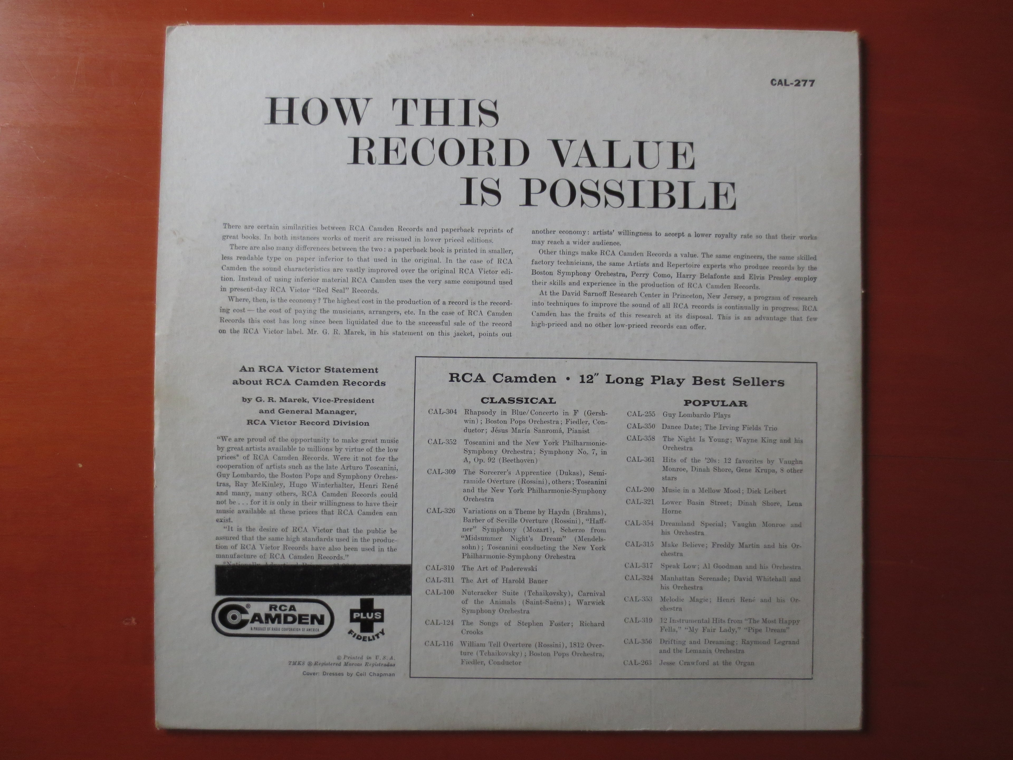 Wayne King – Let's Dance (1955) Vinyl LP