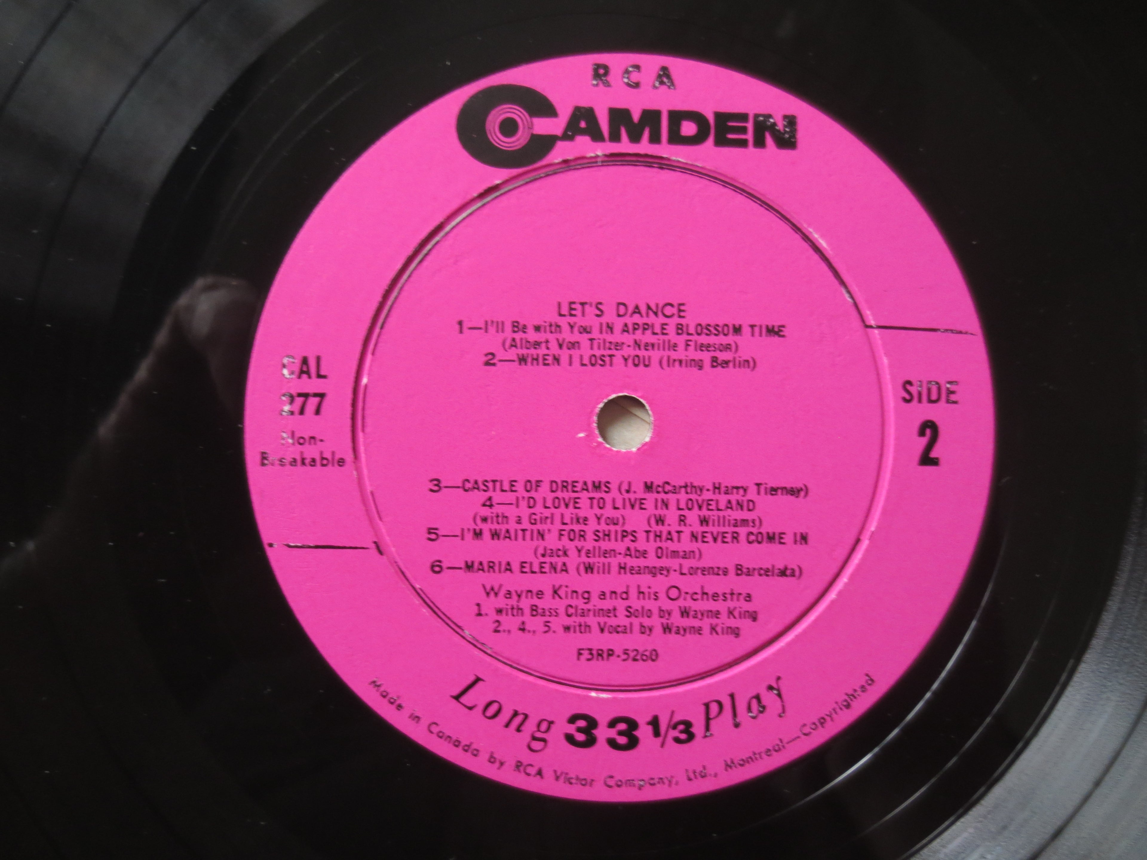 Wayne King – Let's Dance (1955) Vinyl LP