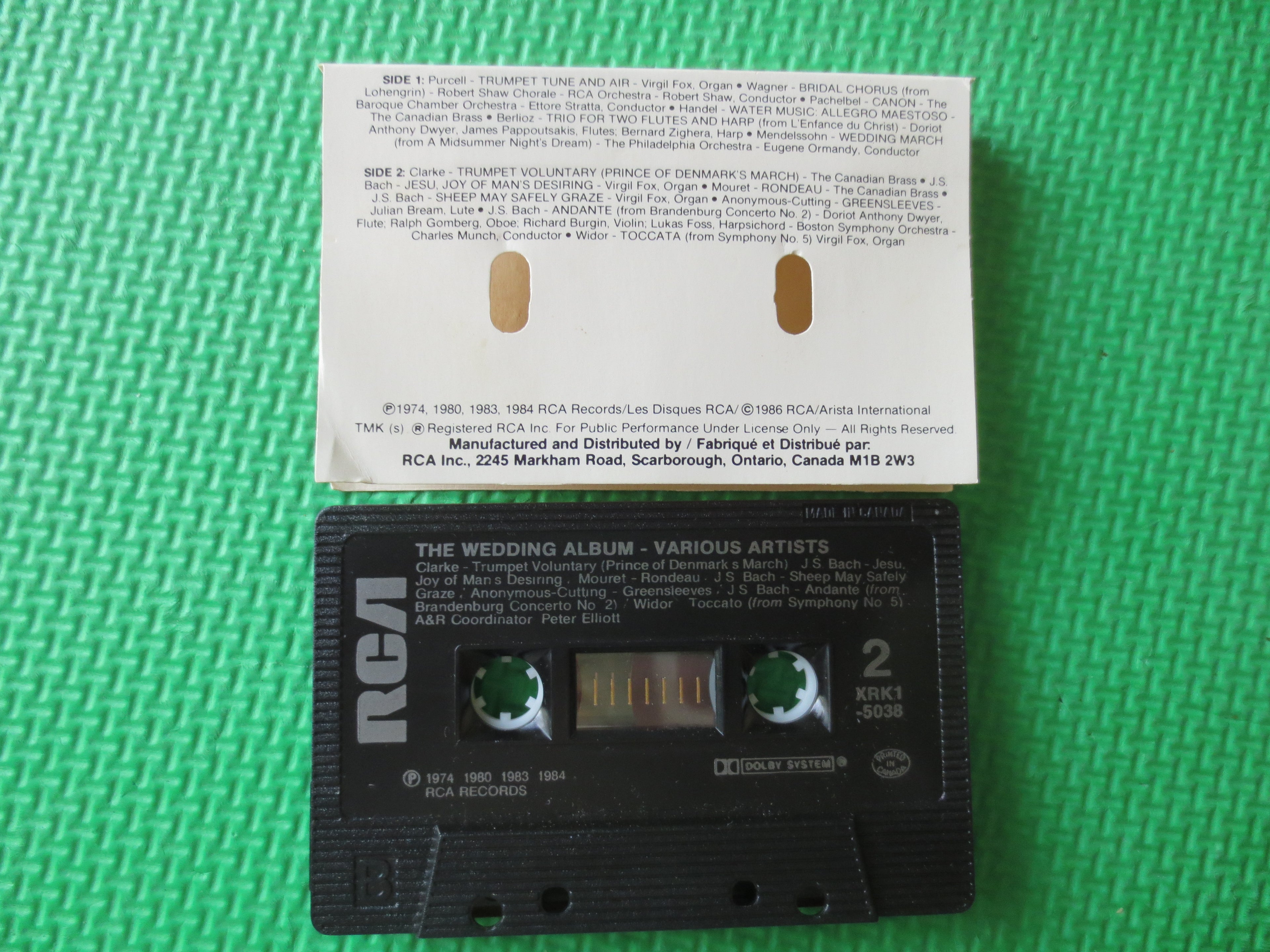 The Wedding Album (1986) Cassette